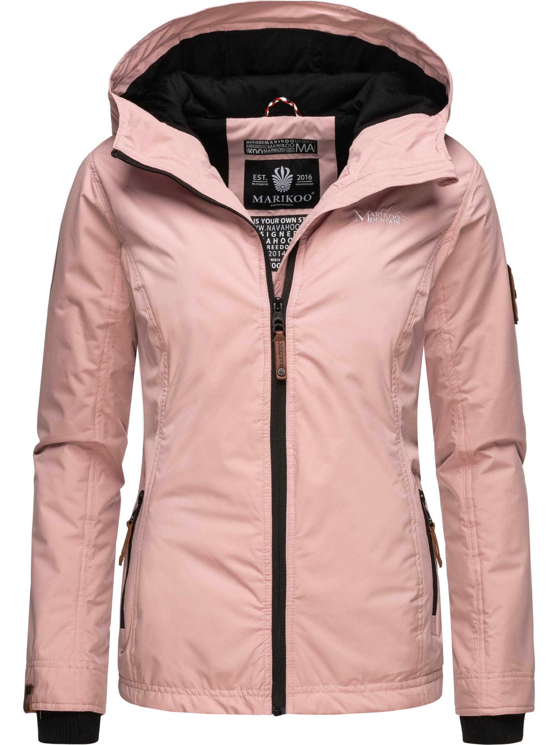 Leichte Übergangsjacke mit Kapuze "Brombeere" Powder Rose