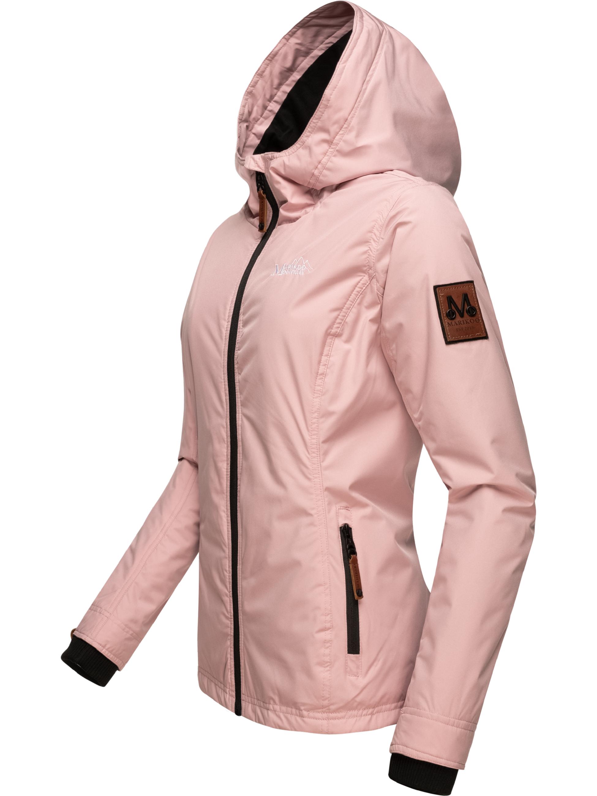 Leichte Übergangsjacke mit Kapuze "Brombeere" Powder Rose