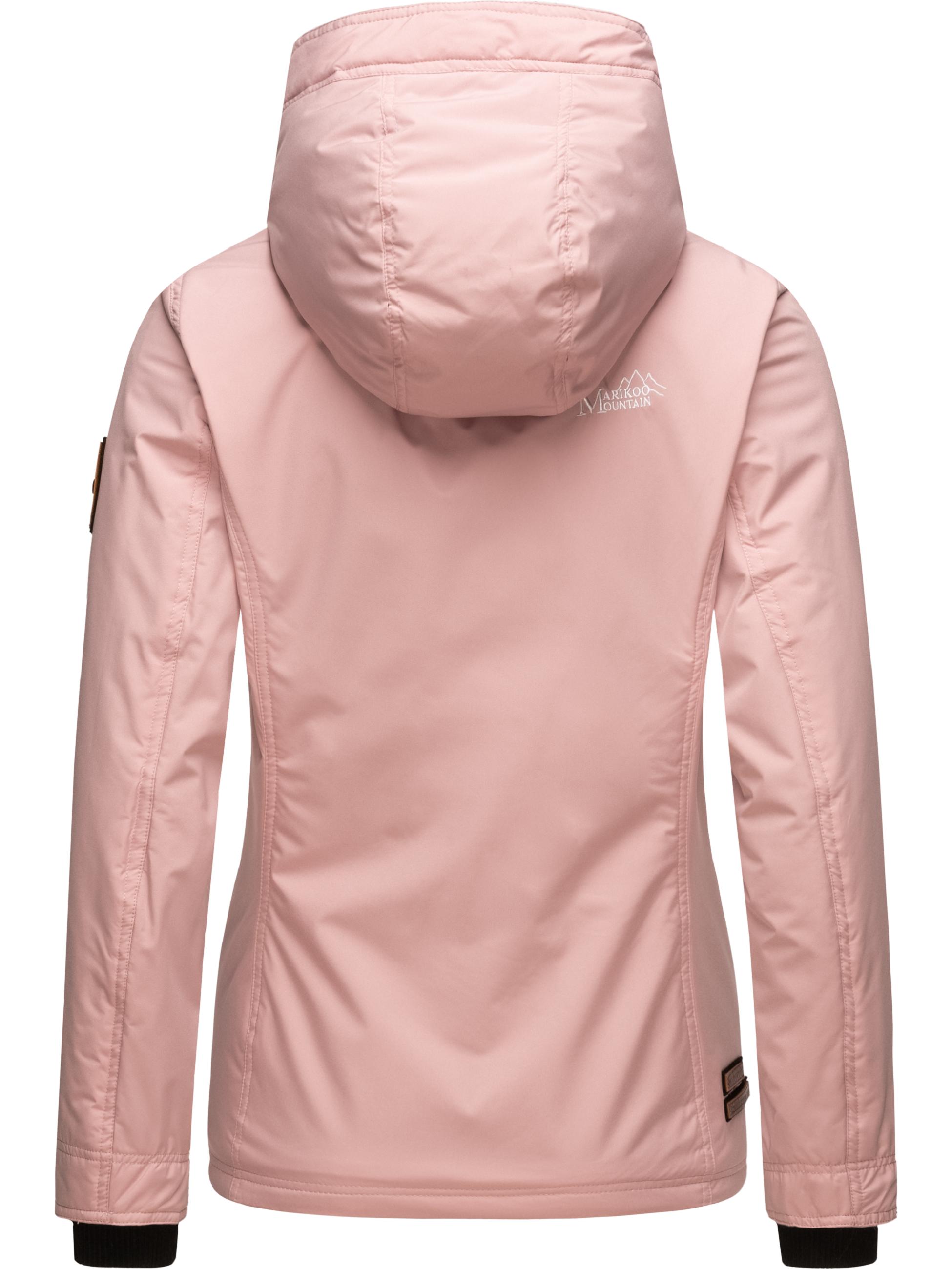 Leichte Übergangsjacke mit Kapuze "Brombeere" Powder Rose