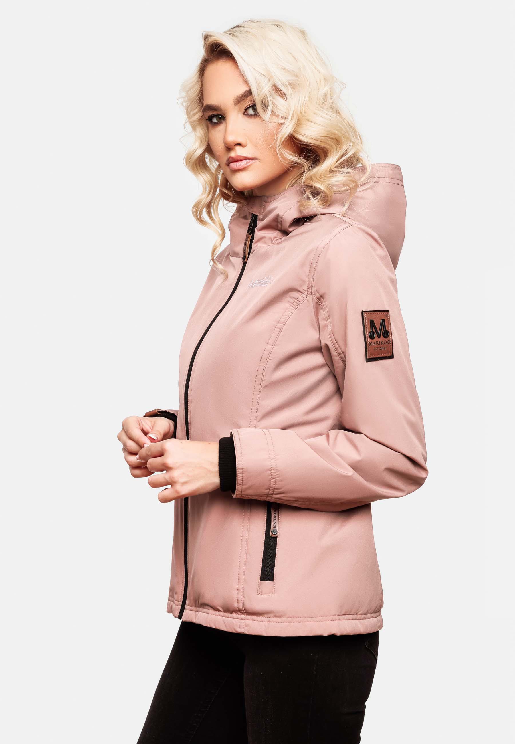 Leichte Übergangsjacke mit Kapuze "Brombeere" Powder Rose