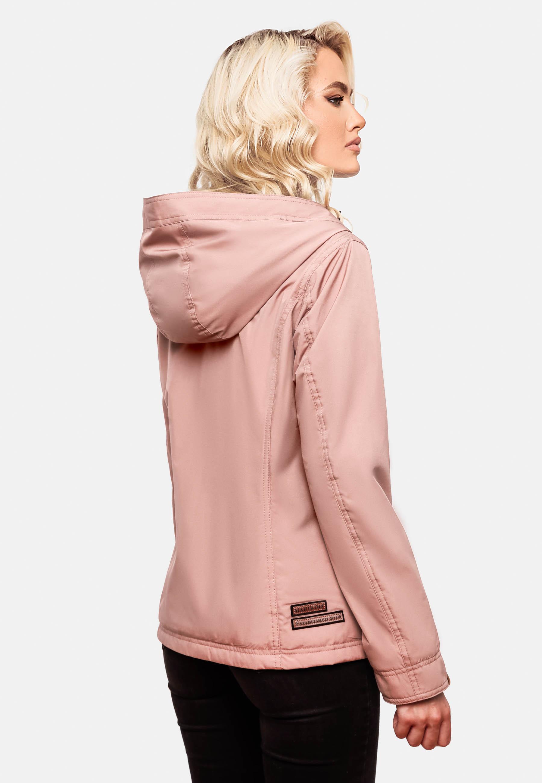 Leichte Übergangsjacke mit Kapuze "Brombeere" Powder Rose