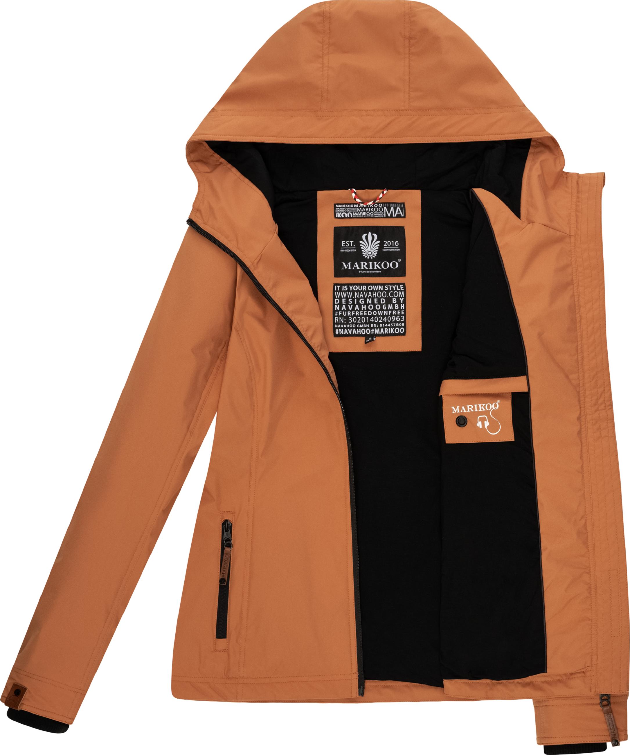 Leichte Übergangsjacke mit Kapuze "Brombeere" Rusty Cinnamon