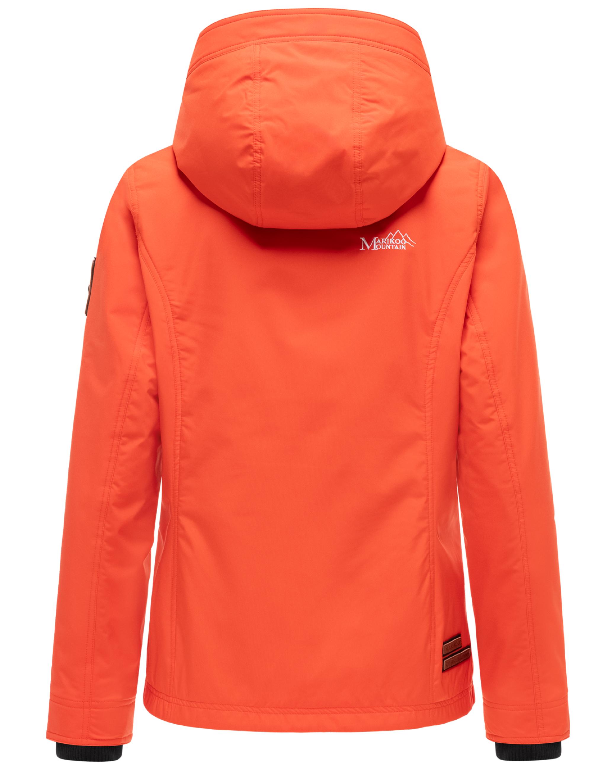Leichte Übergangsjacke mit Kapuze "Brombeere" Spicy Orange