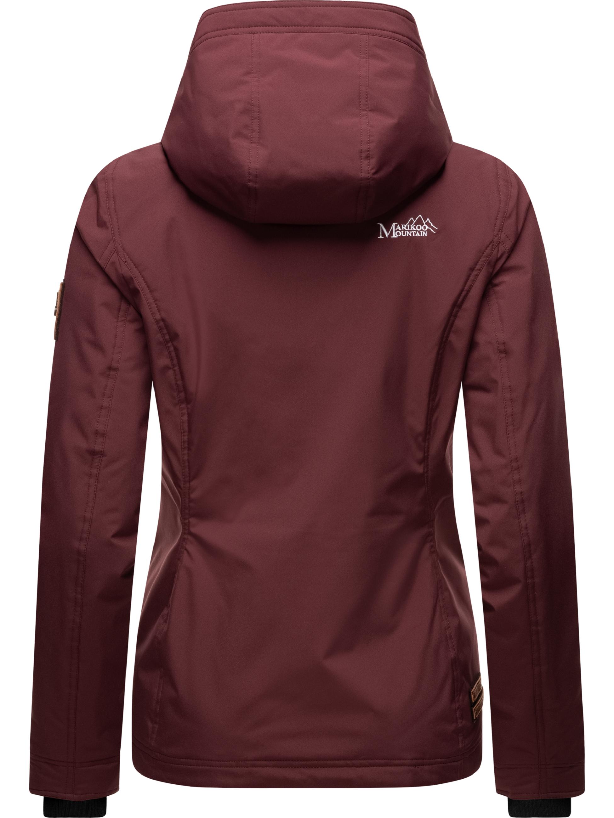 Leichte Übergangsjacke mit Kapuze "Brombeere" Wine