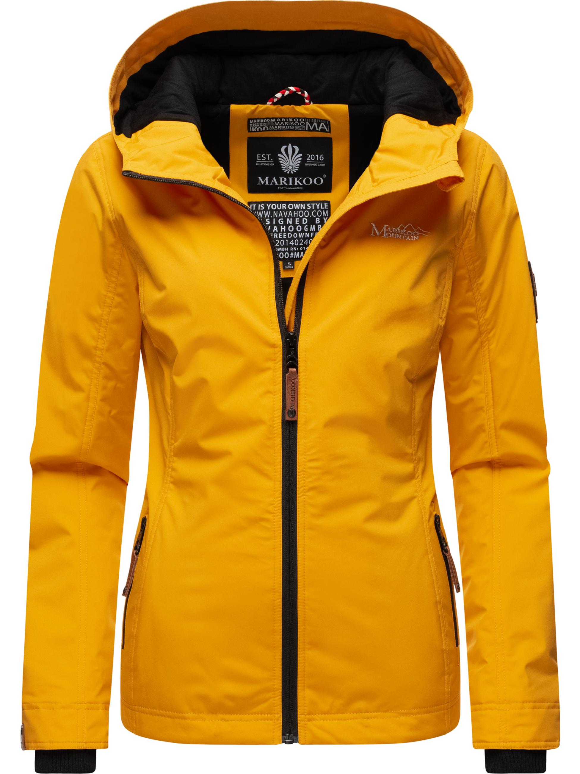 Leichte Übergangsjacke mit Kapuze "Brombeere" Yellow