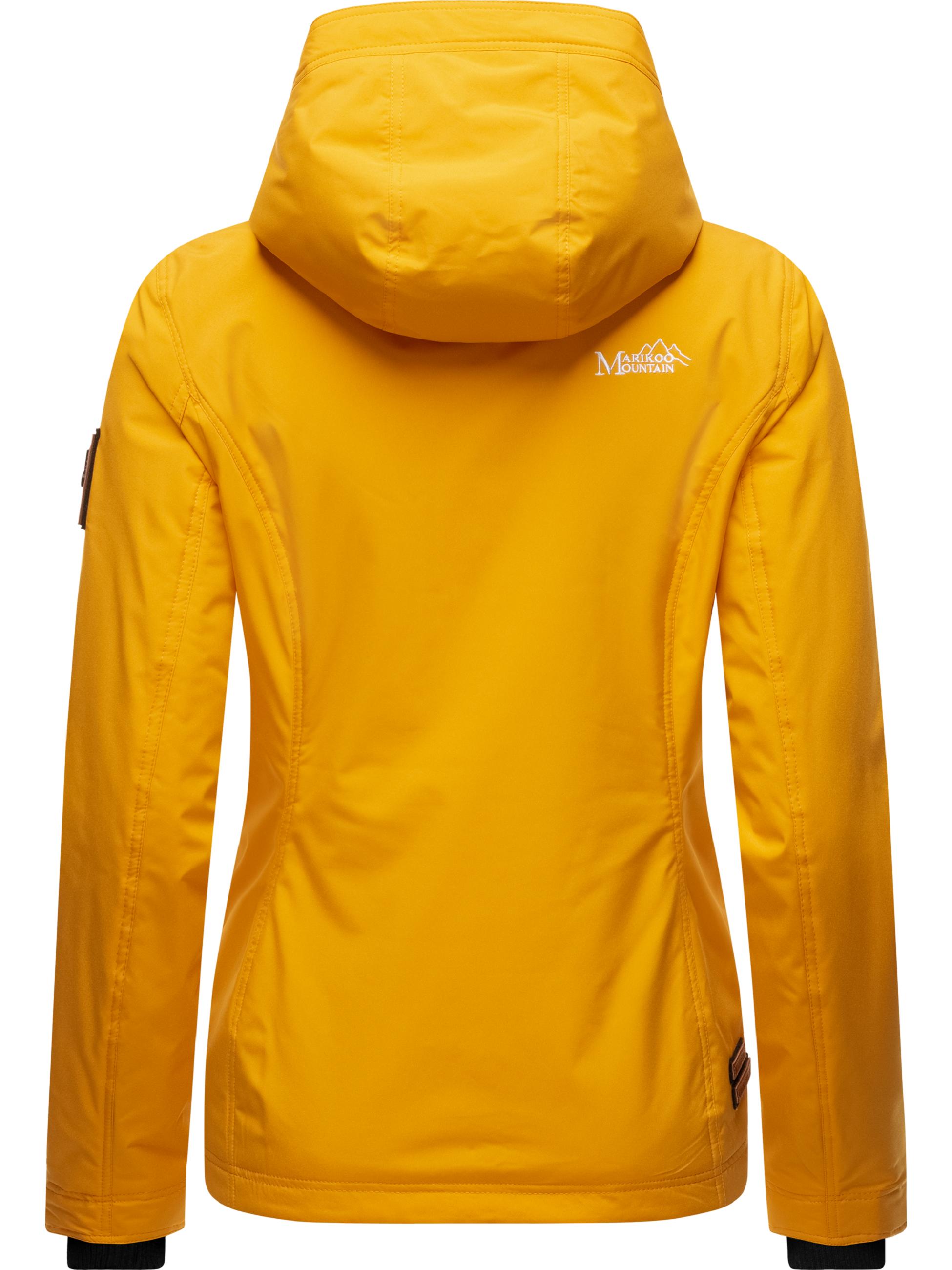 Leichte Übergangsjacke mit Kapuze "Brombeere" Yellow