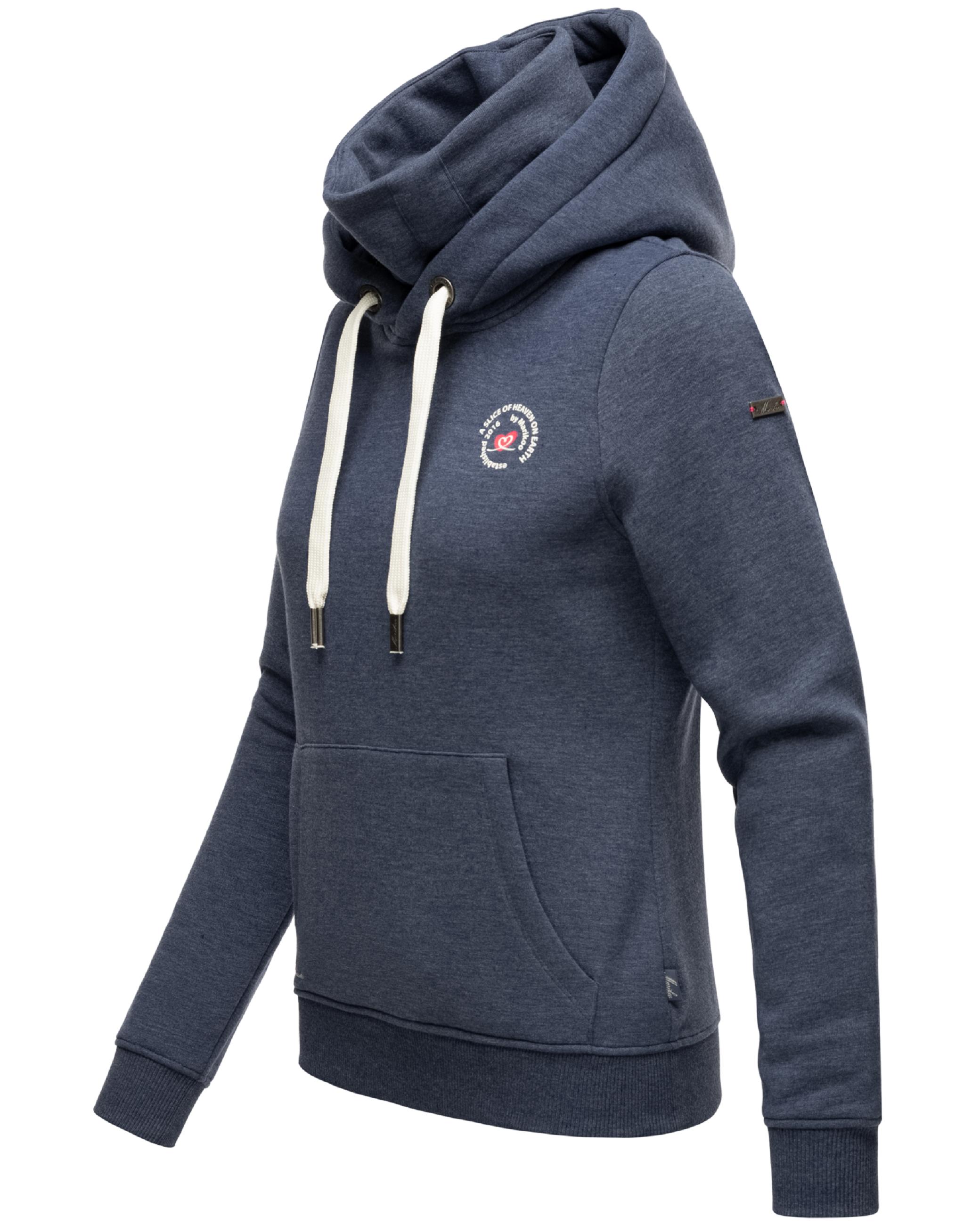 Extraweicher Hoodie "Chihiroo" Dusty Blue Melange