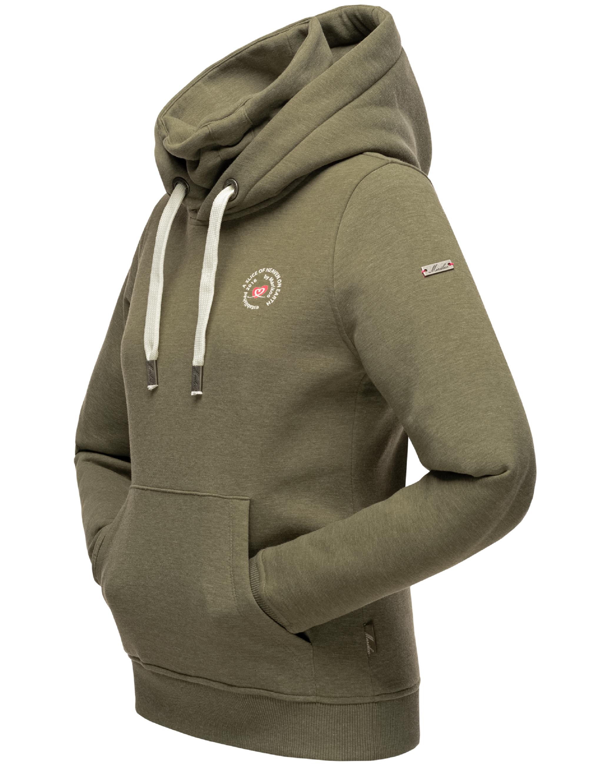 Extraweicher Hoodie "Chihiroo" Dusty Olive Melange