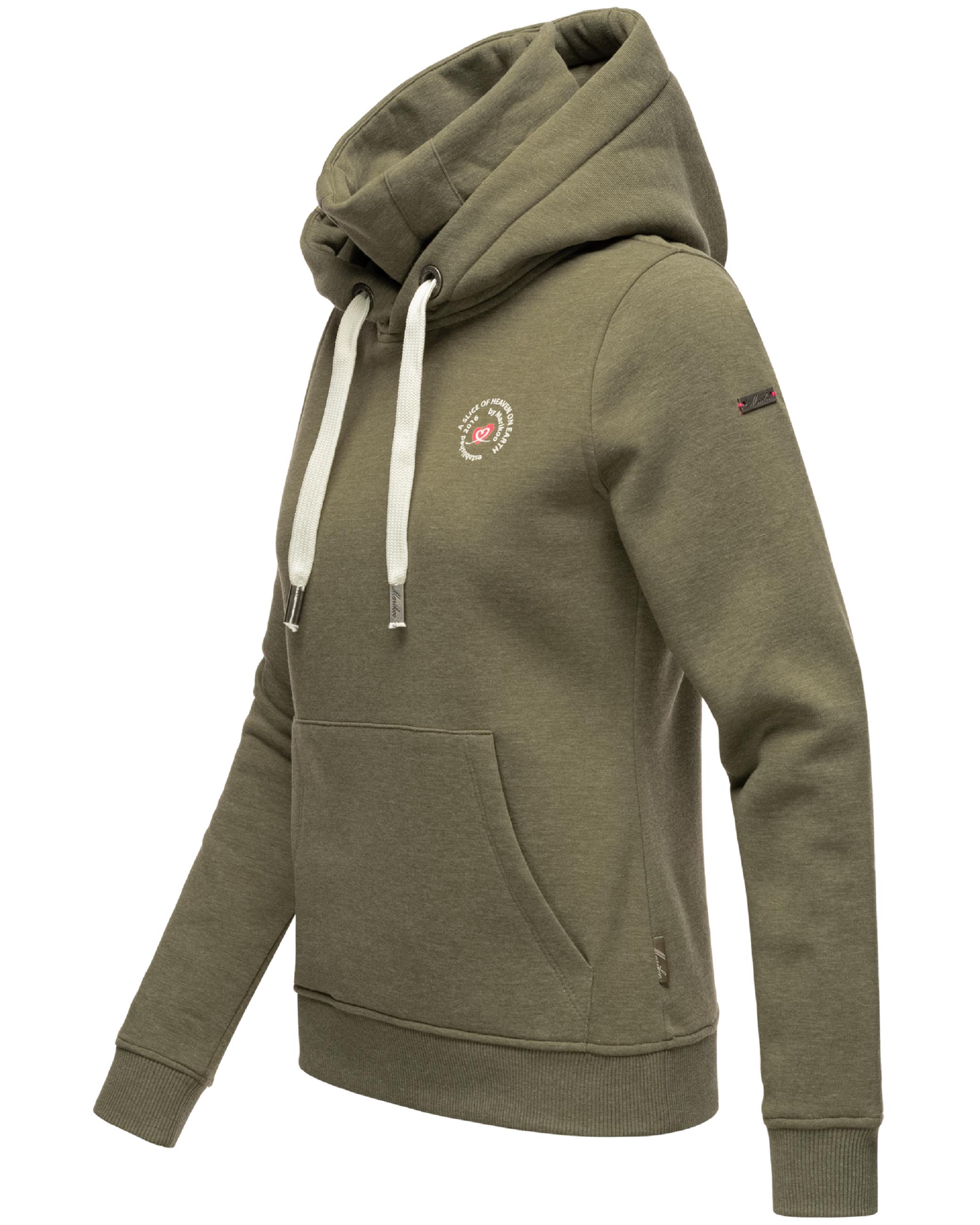 Extraweicher Hoodie "Chihiroo" Dusty Olive Melange