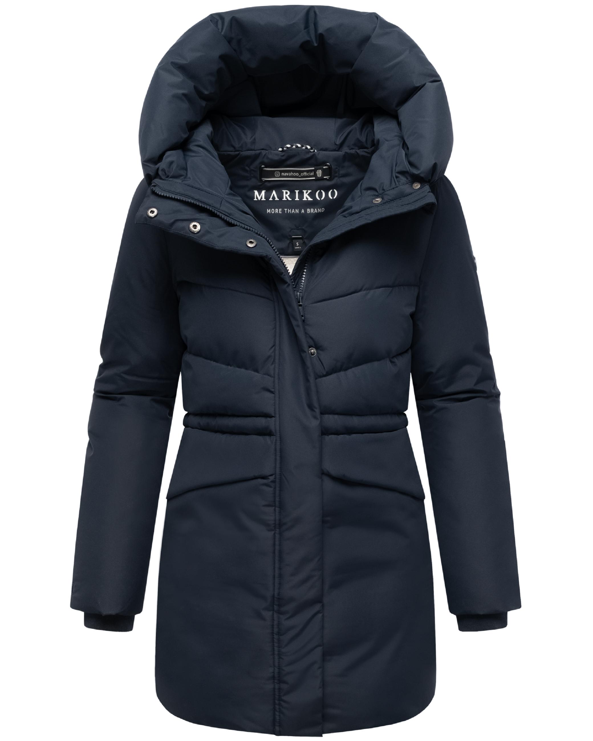 Steppjacke mit Kapuze und Taillenzugband "Delilah 16" Navy