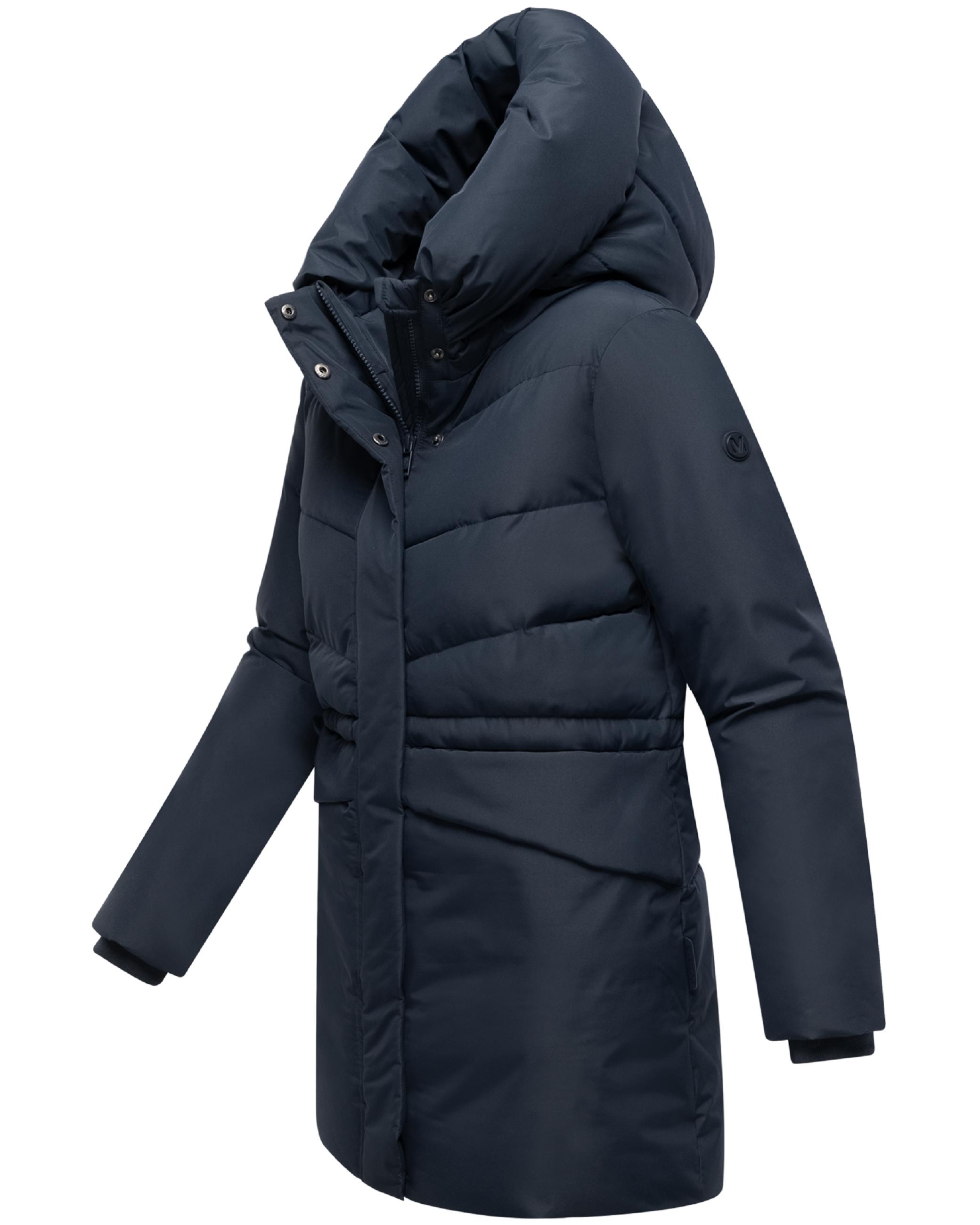 Steppjacke mit Kapuze und Taillenzugband "Delilah 16" Navy