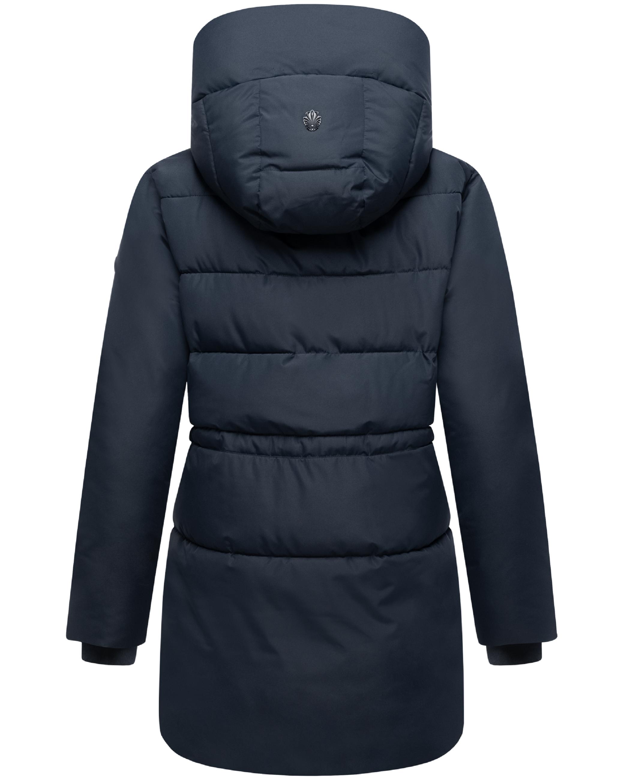 Steppjacke mit Kapuze und Taillenzugband "Delilah 16" Navy