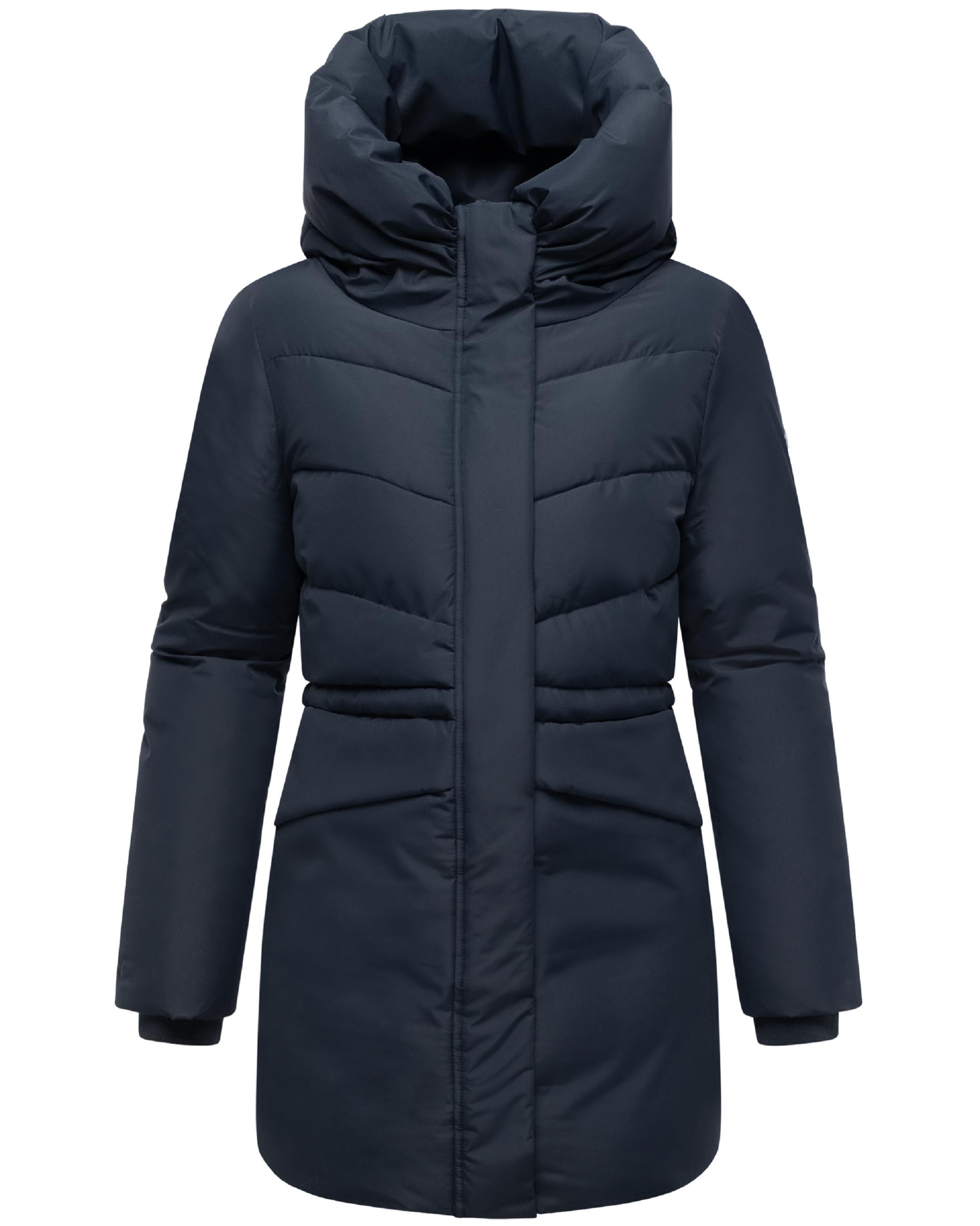 Steppjacke mit Kapuze und Taillenzugband "Delilah 16" Navy