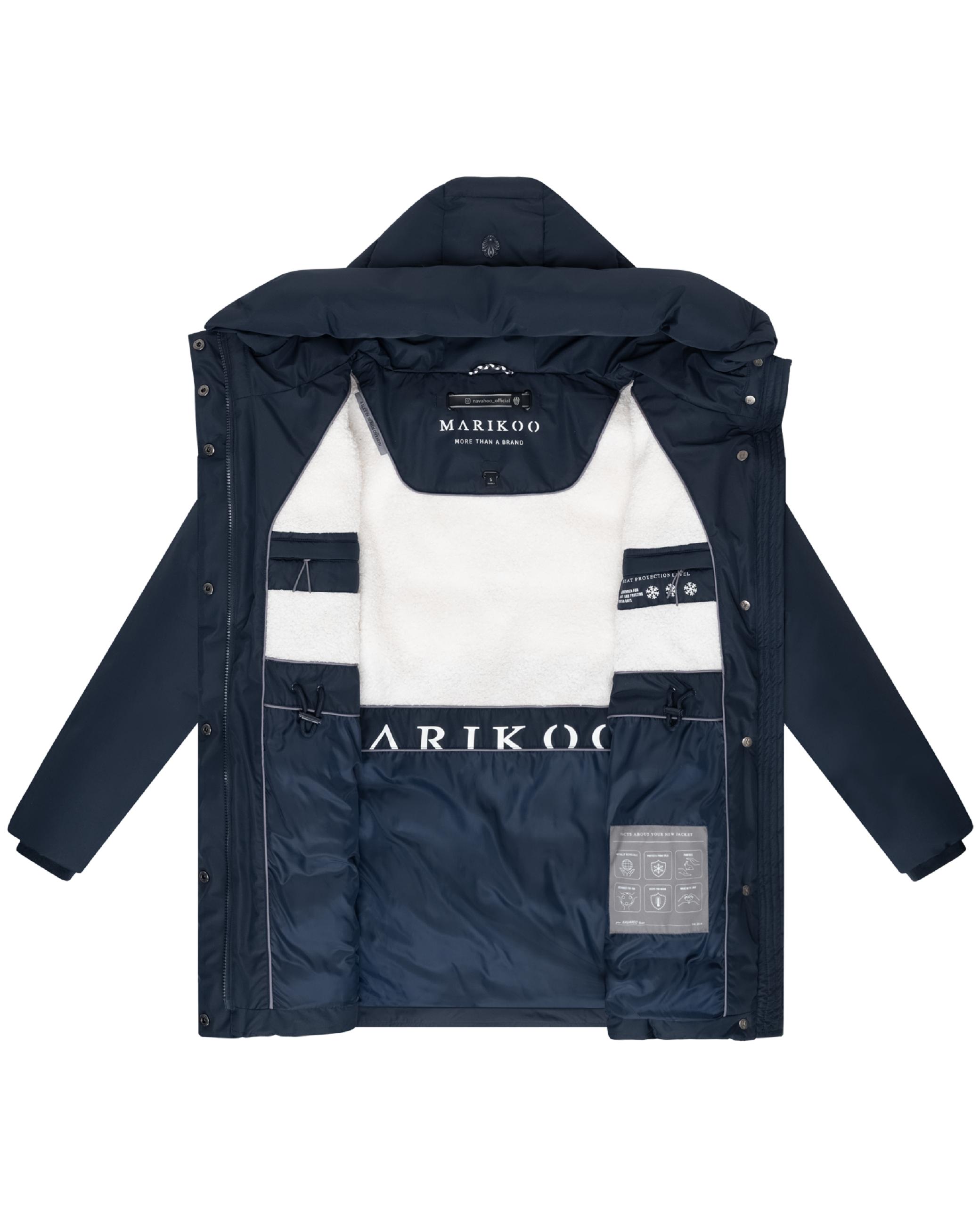 Steppjacke mit Kapuze und Taillenzugband "Delilah 16" Navy