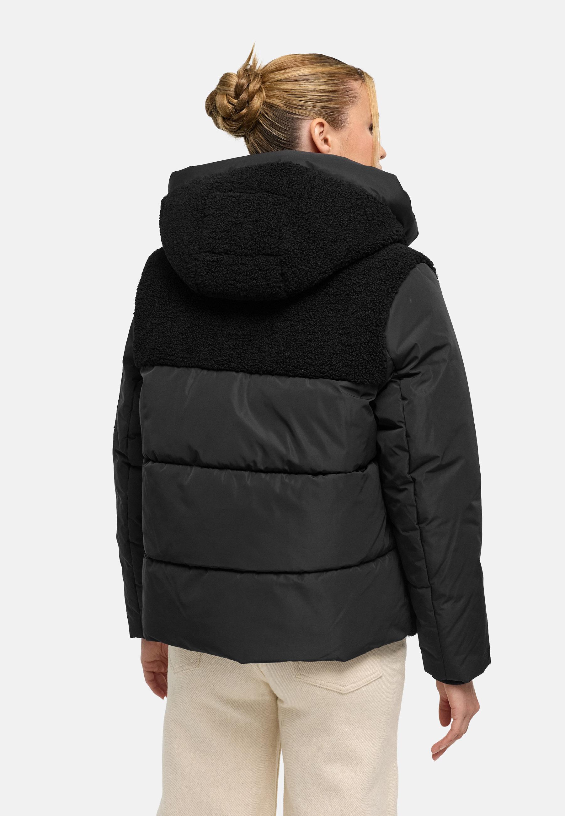 Gesteppte Teddyjacke "Elidee 16" Black