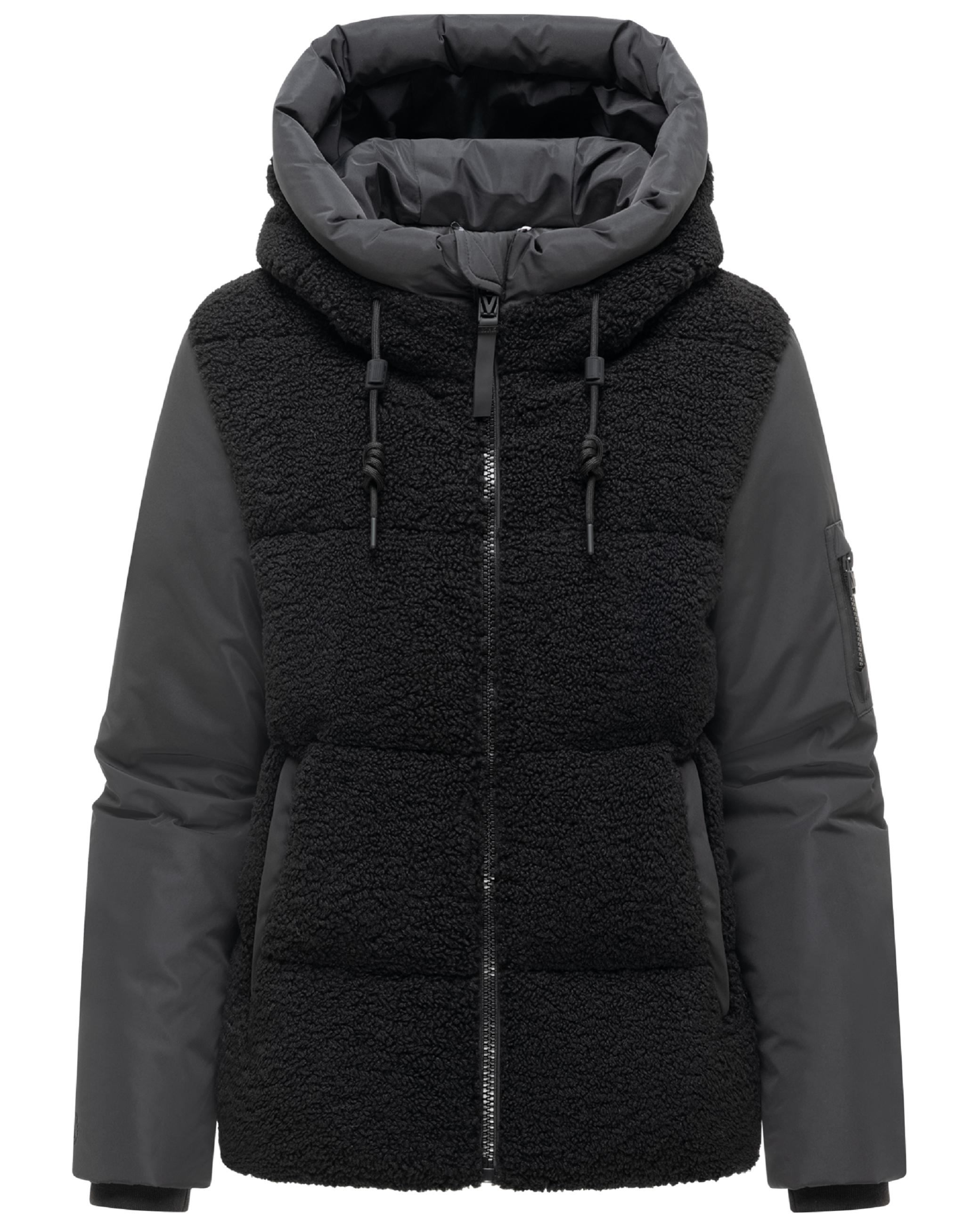 Gesteppte Teddyjacke "Elidee 16" Black