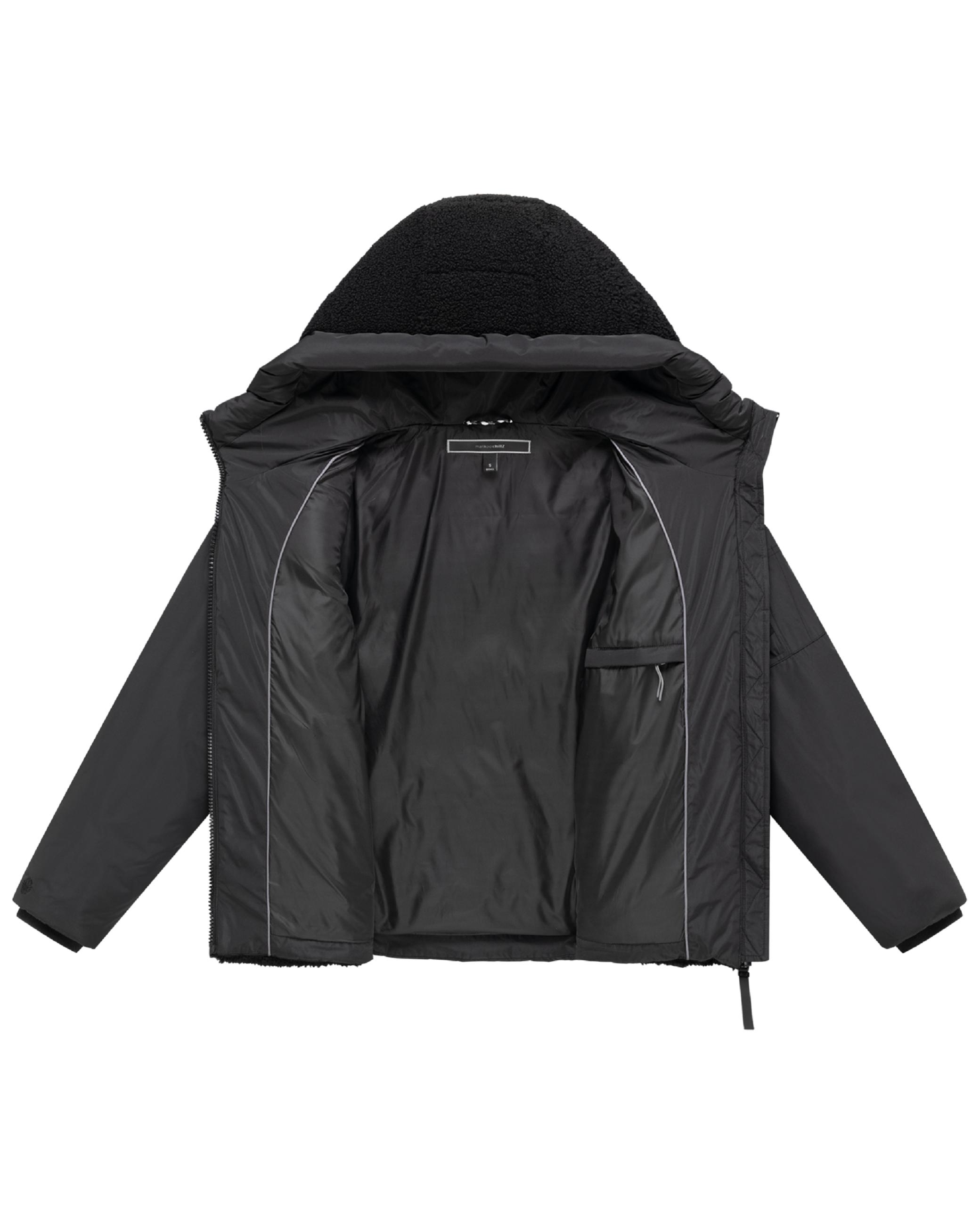 Gesteppte Teddyjacke "Elidee 16" Black