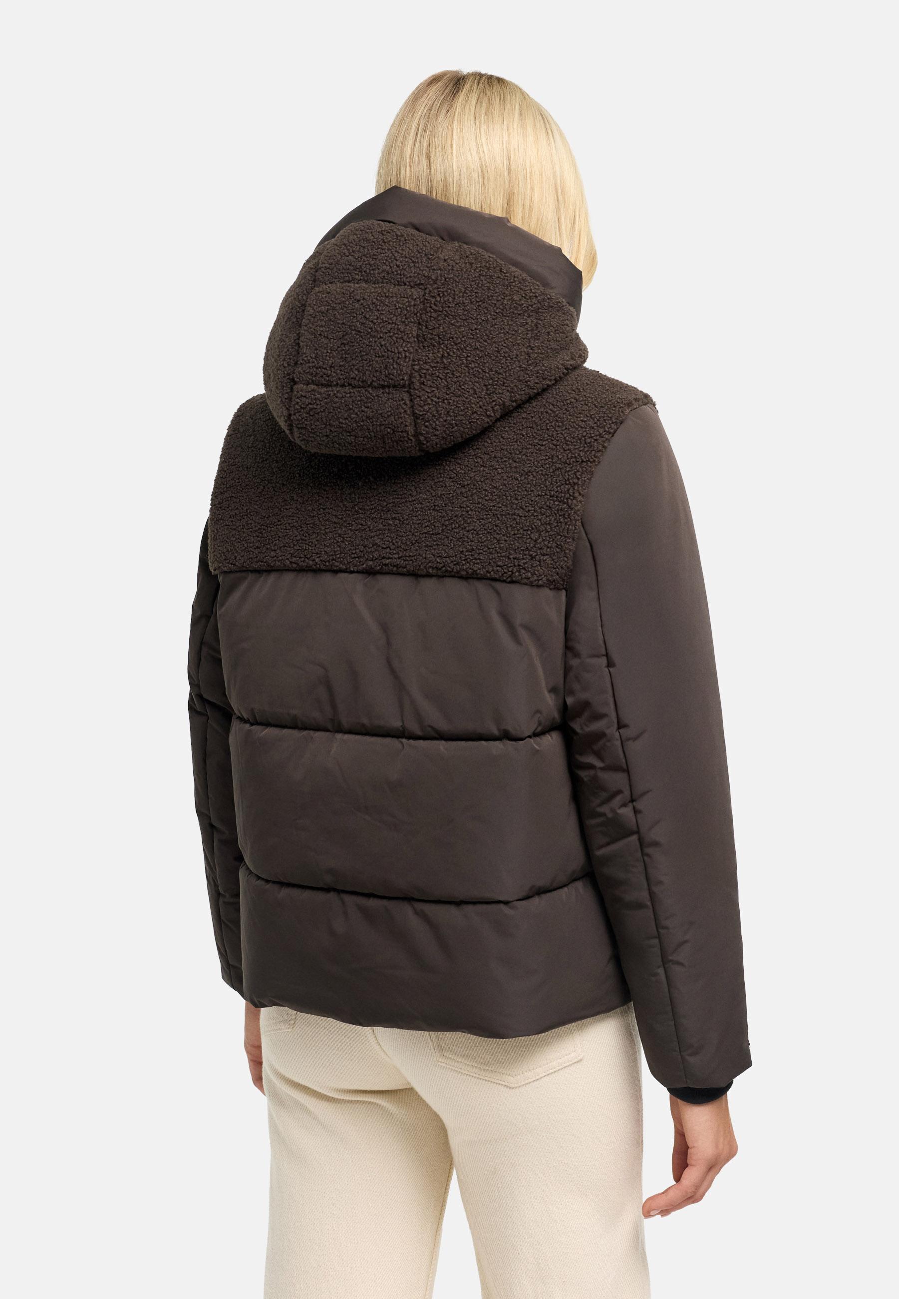 Gesteppte Teddyjacke "Elidee 16" Choco