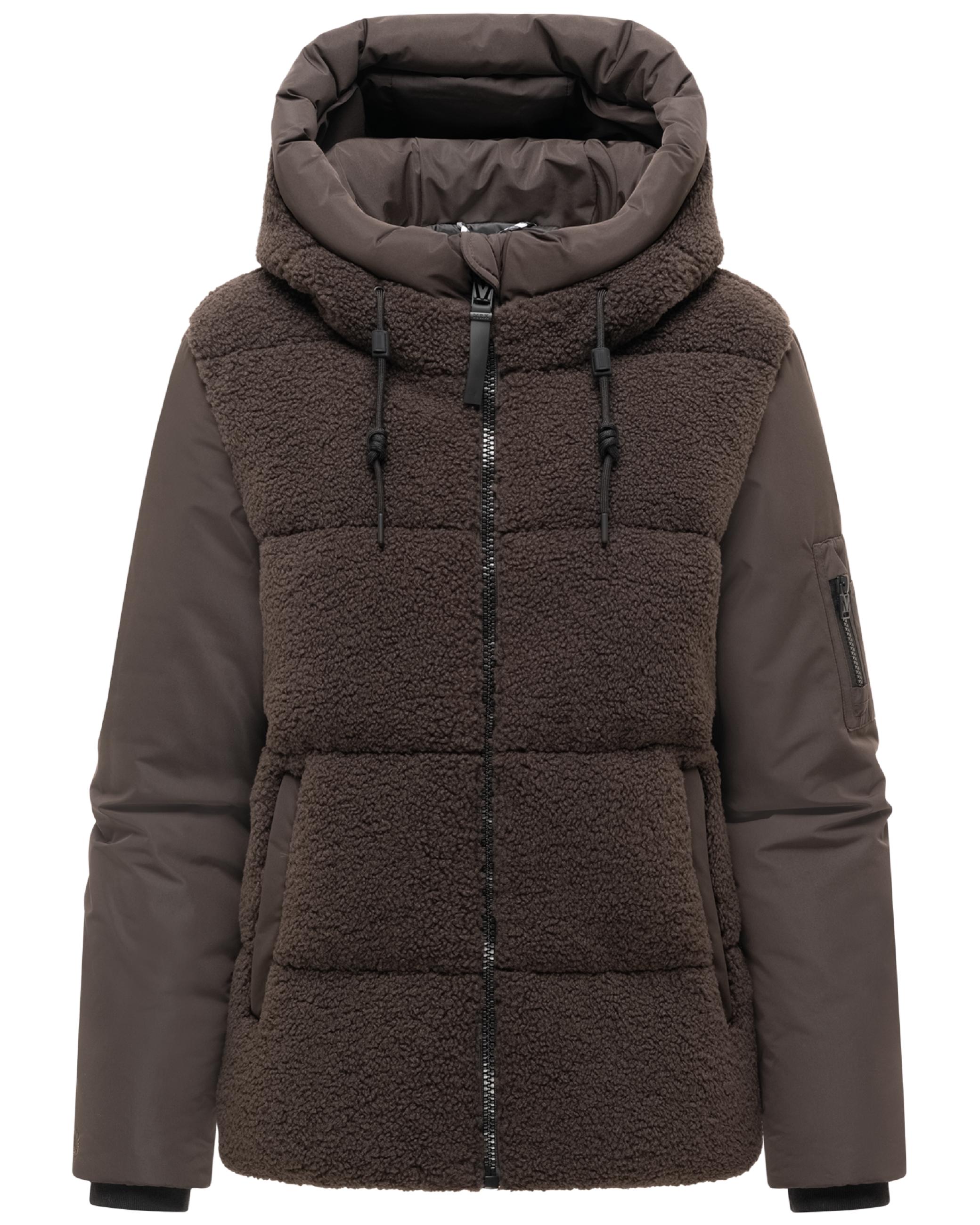 Gesteppte Teddyjacke "Elidee 16" Choco