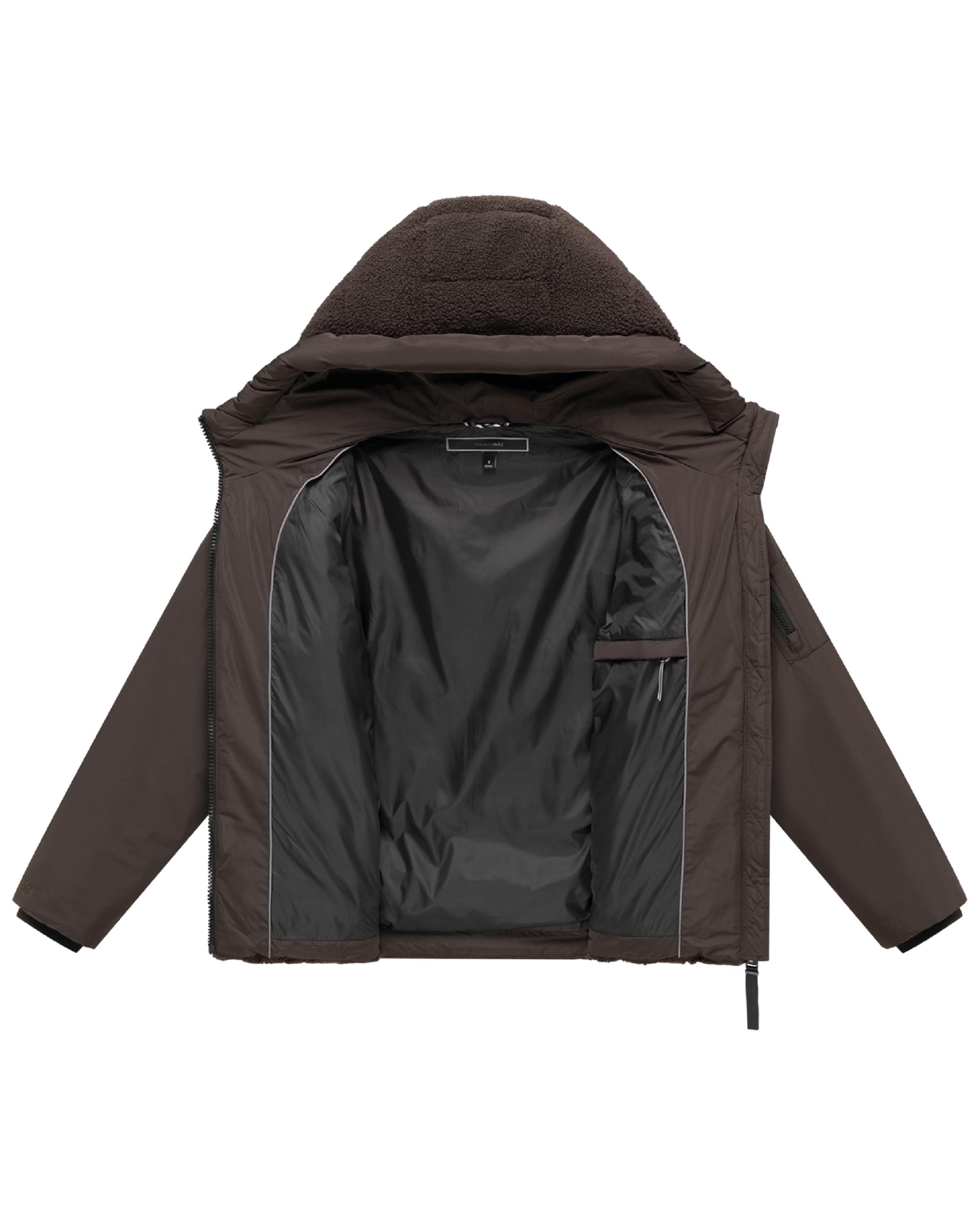 Gesteppte Teddyjacke "Elidee 16" Choco