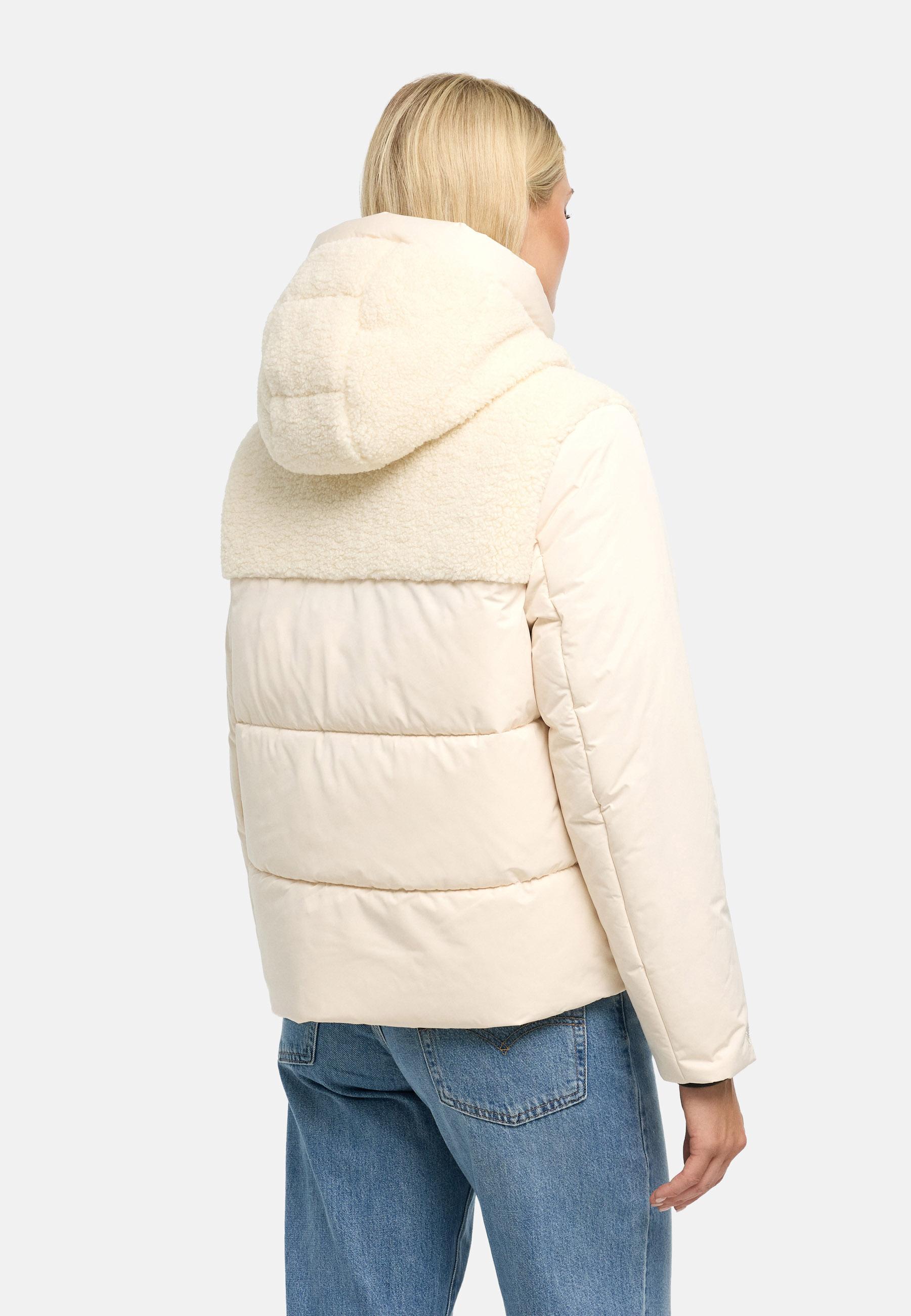 Gesteppte Teddyjacke "Elidee 16" Cream