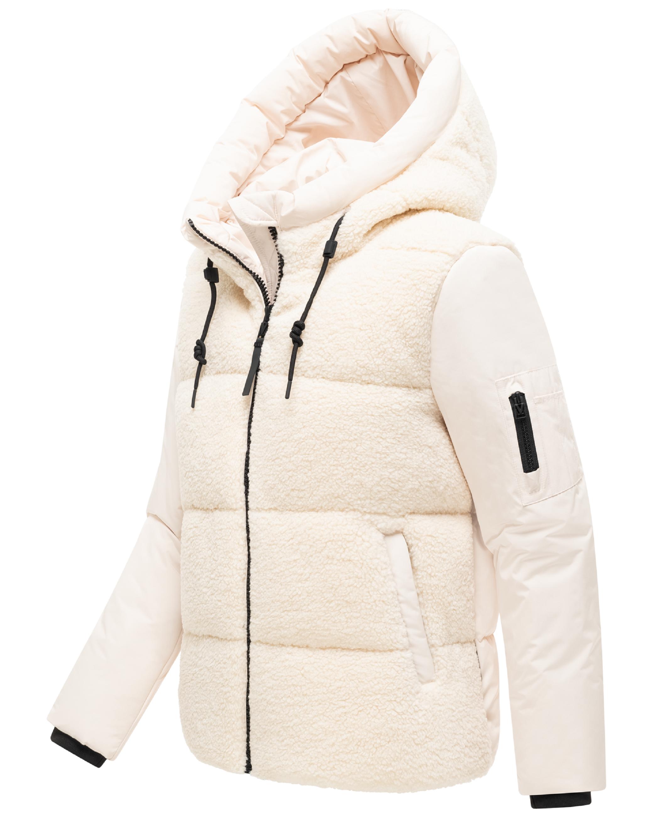 Gesteppte Teddyjacke "Elidee 16" Cream