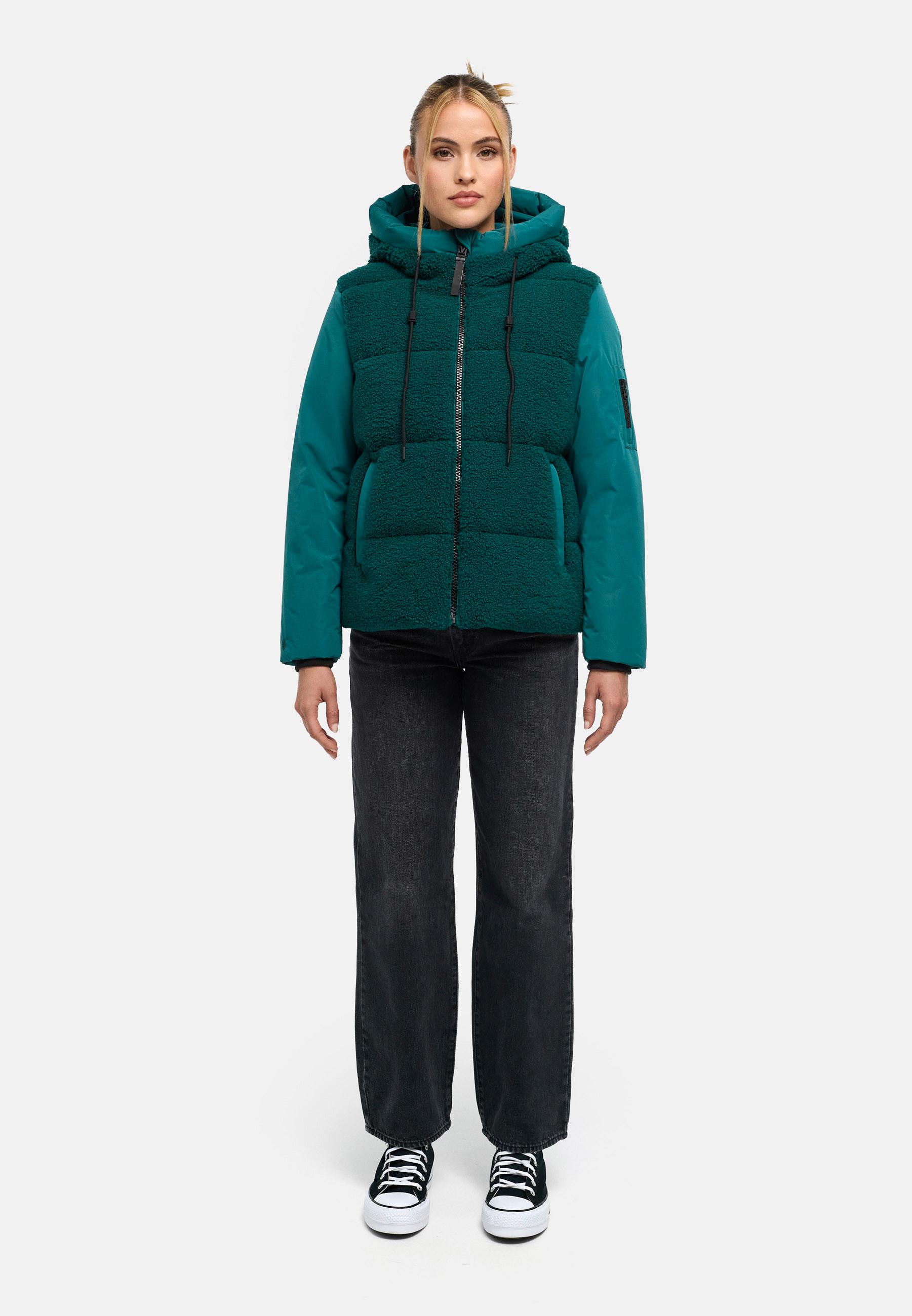 Gesteppte Teddyjacke "Elidee 16" Ocean Green