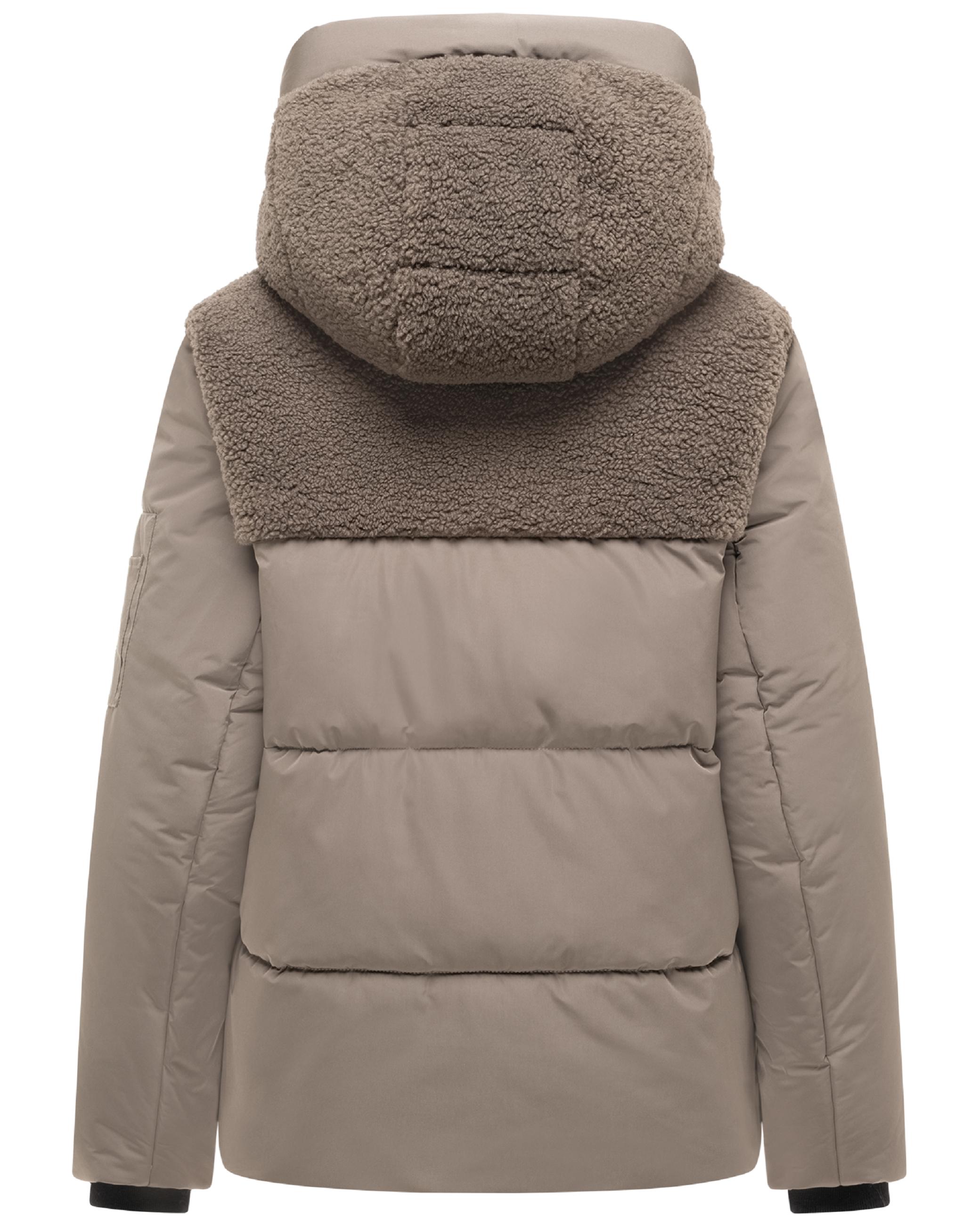 Gesteppte Teddyjacke "Elidee 16" Stone Brown