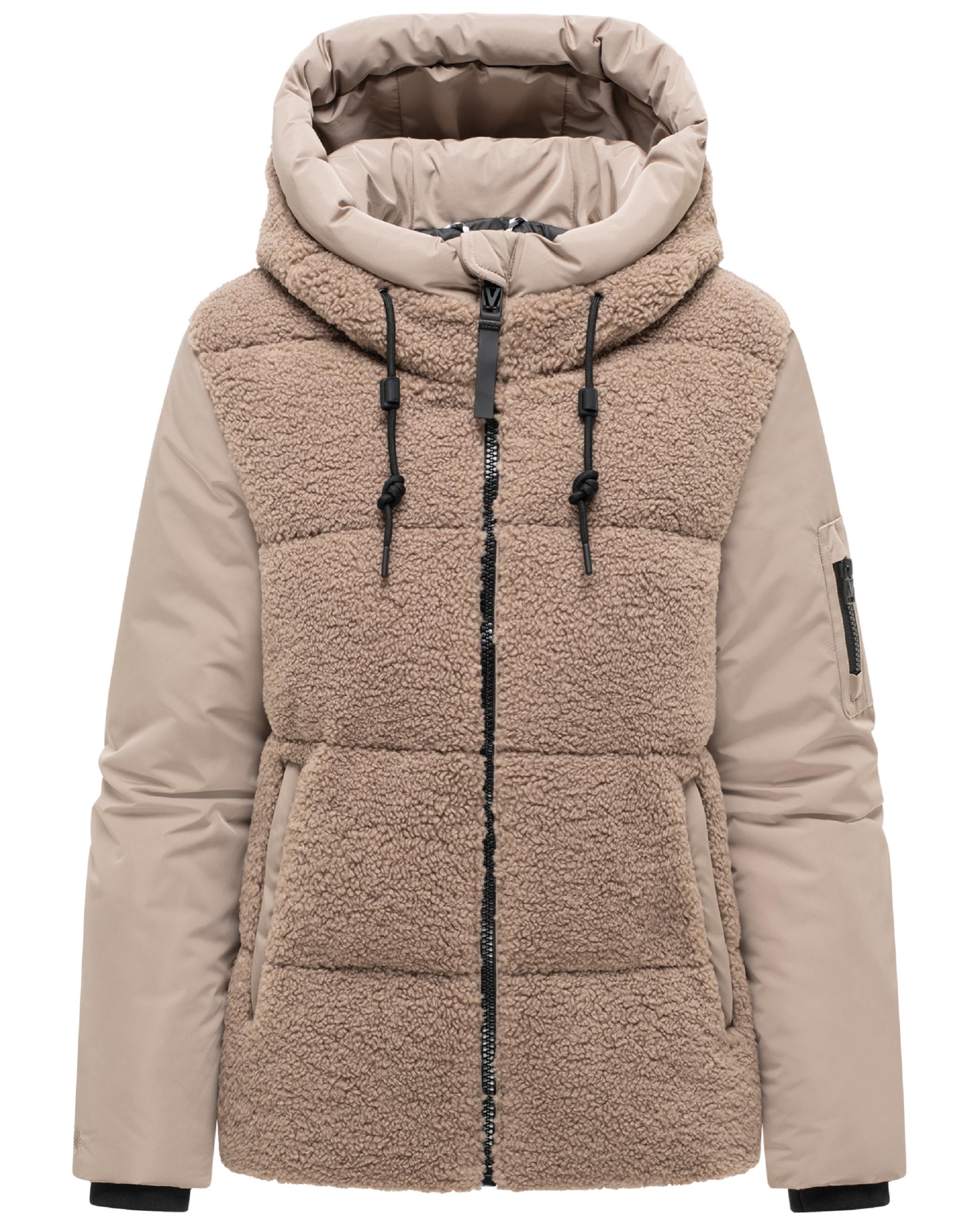 Gesteppte Teddyjacke "Elidee 16" Taupe Grey