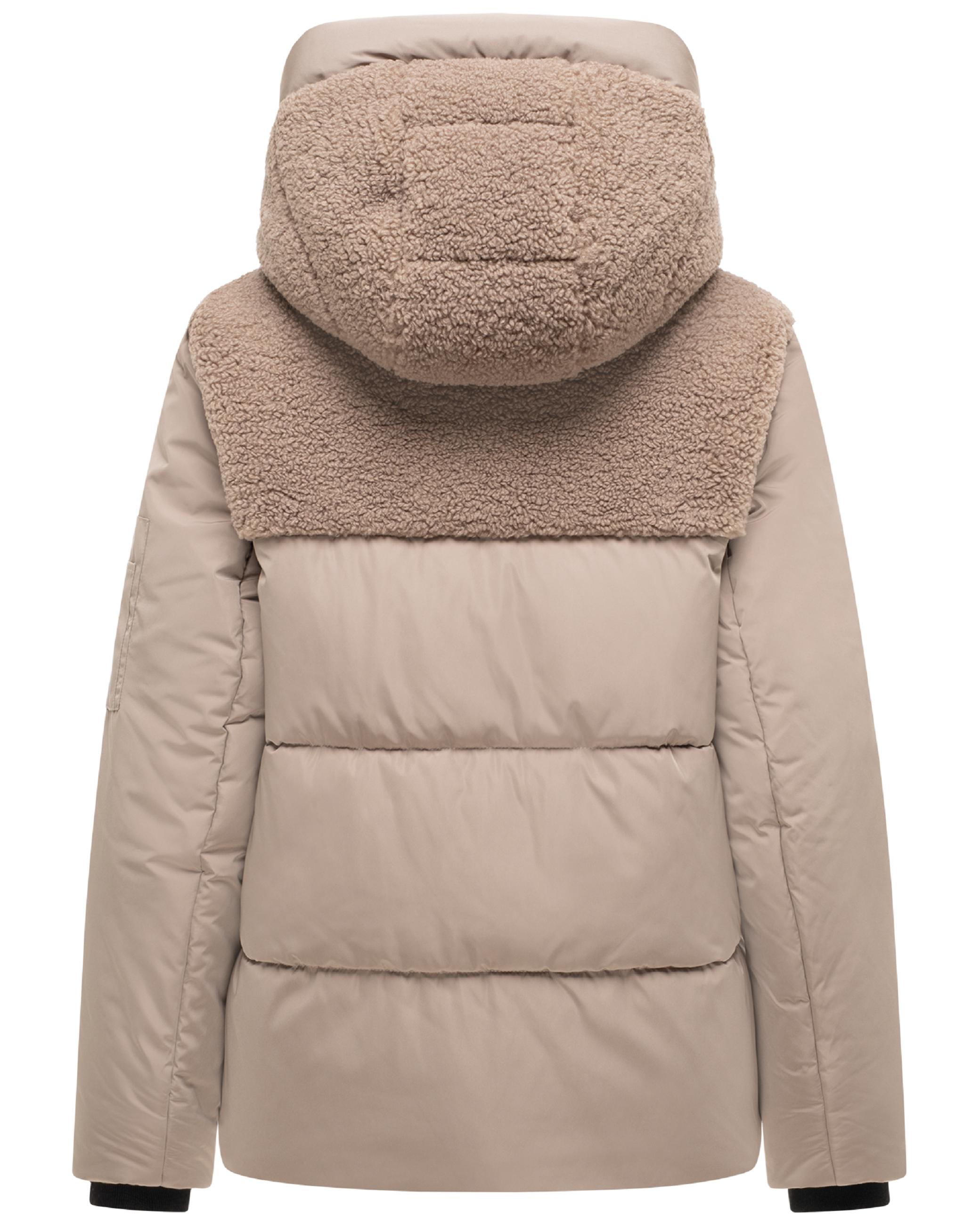 Gesteppte Teddyjacke "Elidee 16" Taupe Grey