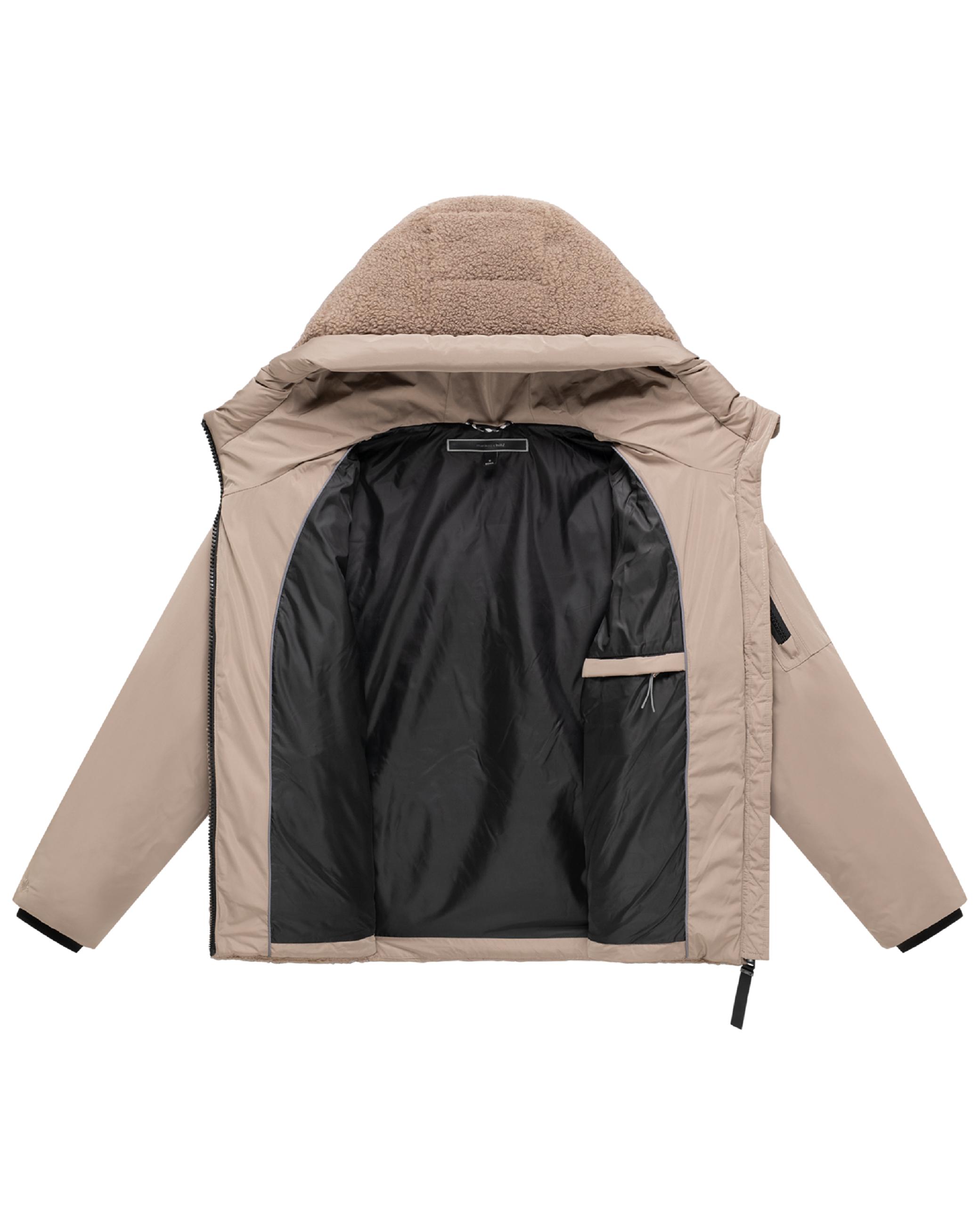 Gesteppte Teddyjacke "Elidee 16" Taupe Grey