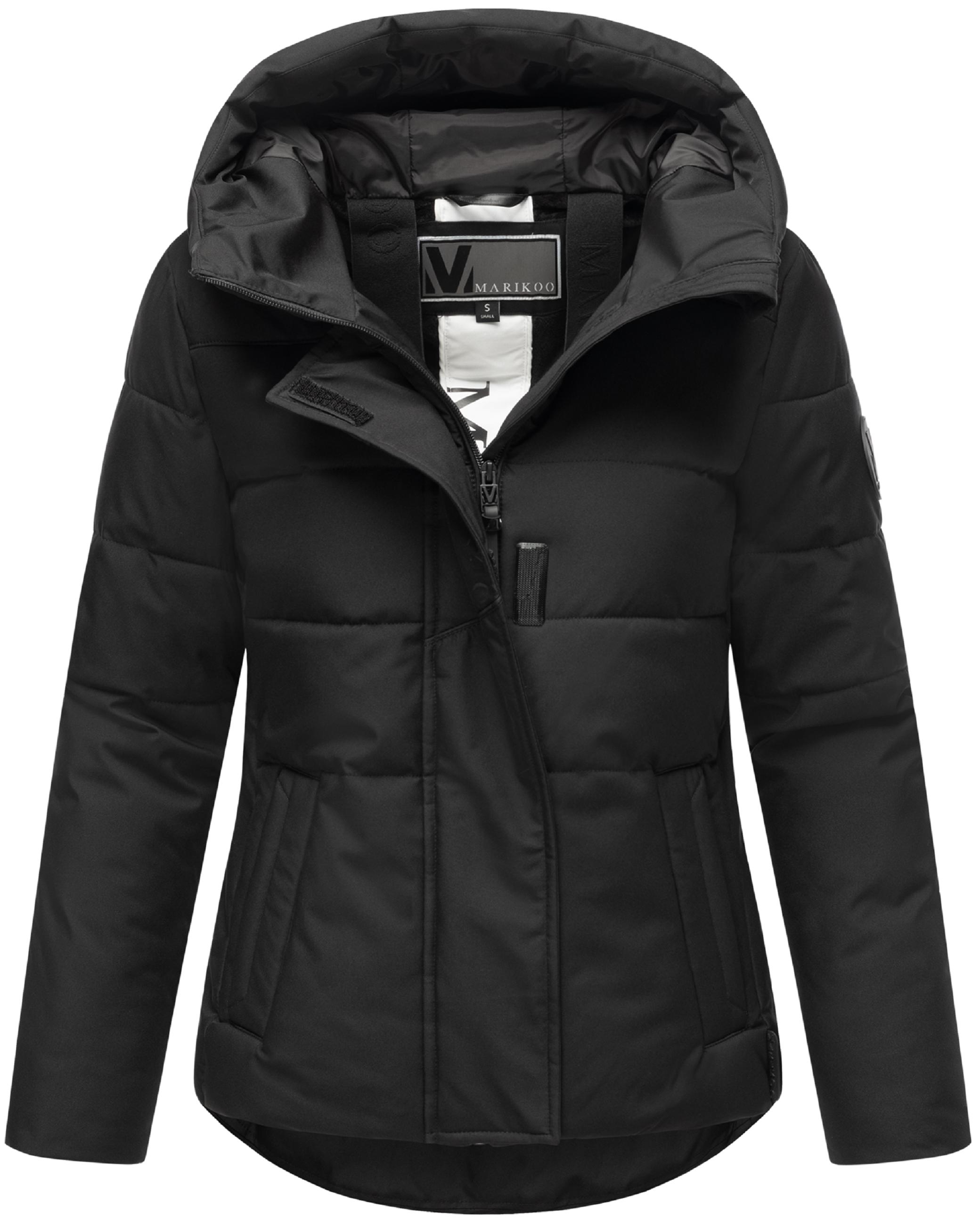 Steppjacke mit integrierten Rucksackträgern "Elira 16" Black