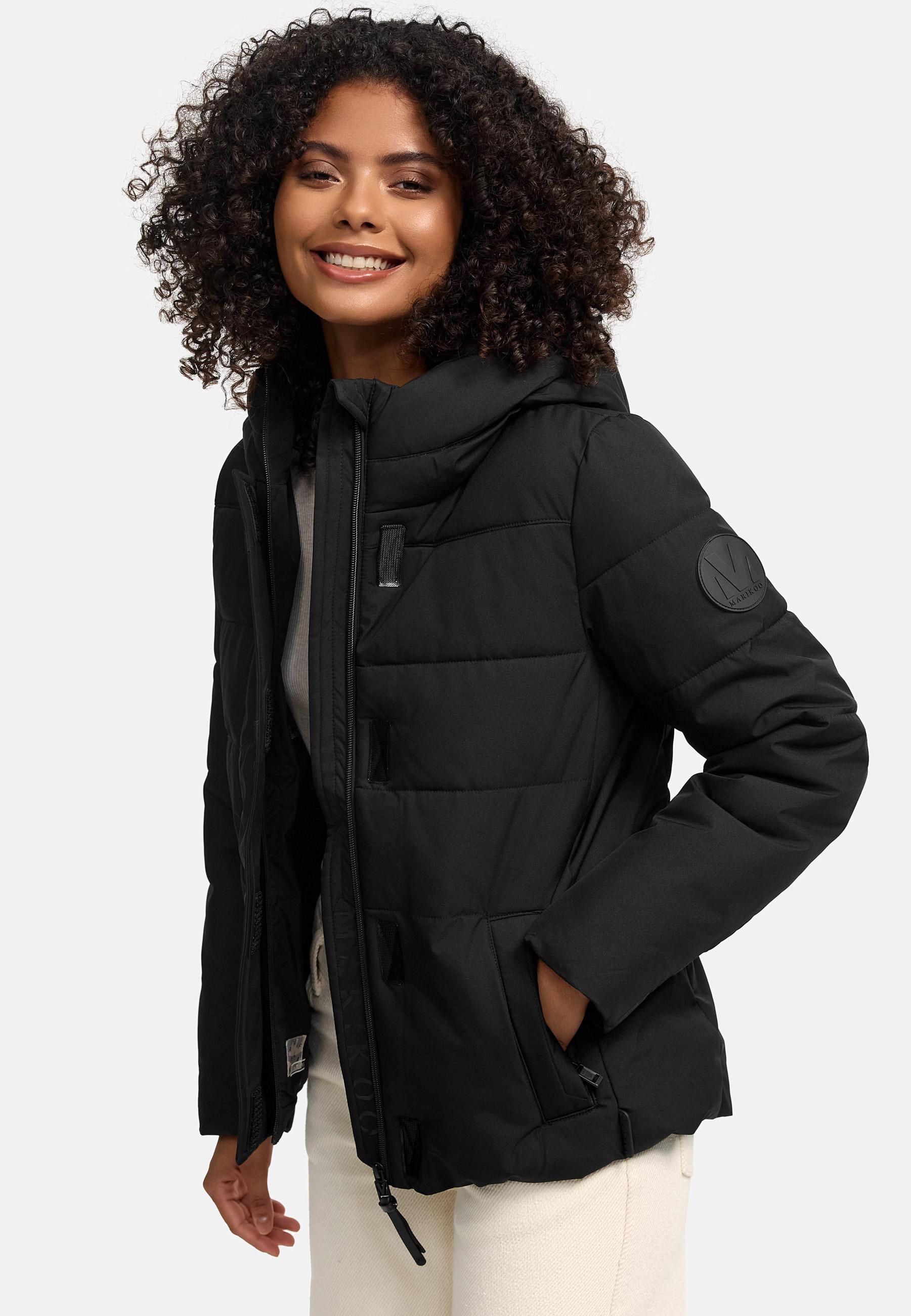 Steppjacke mit integrierten Rucksackträgern "Elira 16" Black