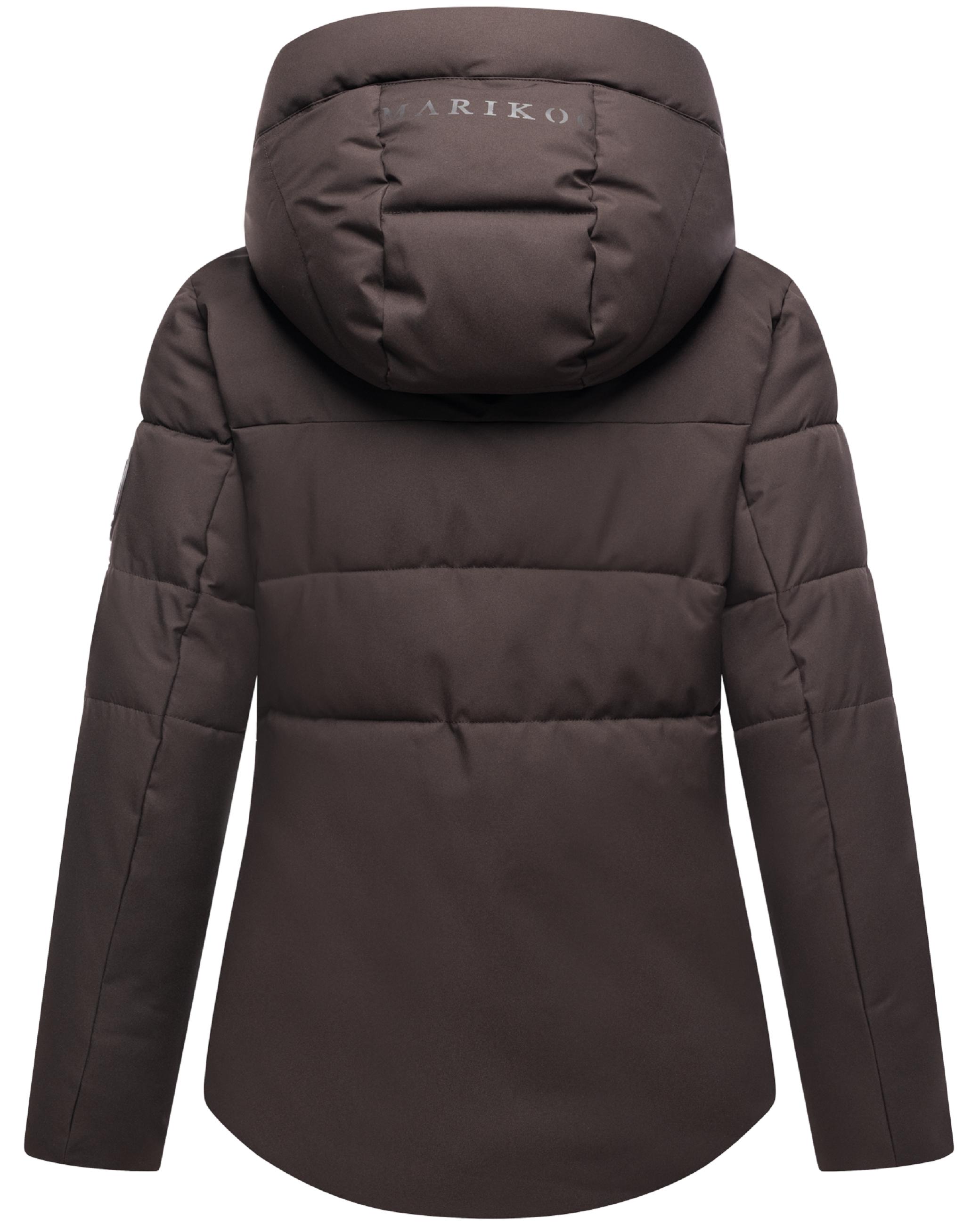 Steppjacke mit integrierten Rucksackträgern "Elira 16" Choco