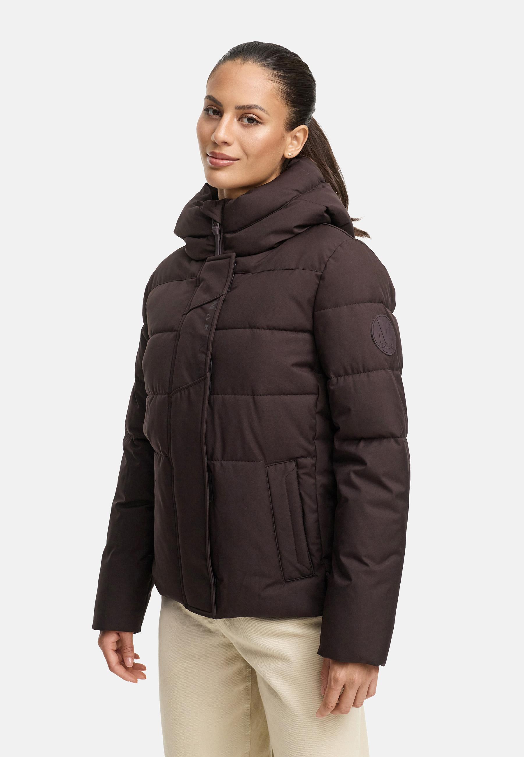 Steppjacke mit integrierten Rucksackträgern "Elira 16" Choco