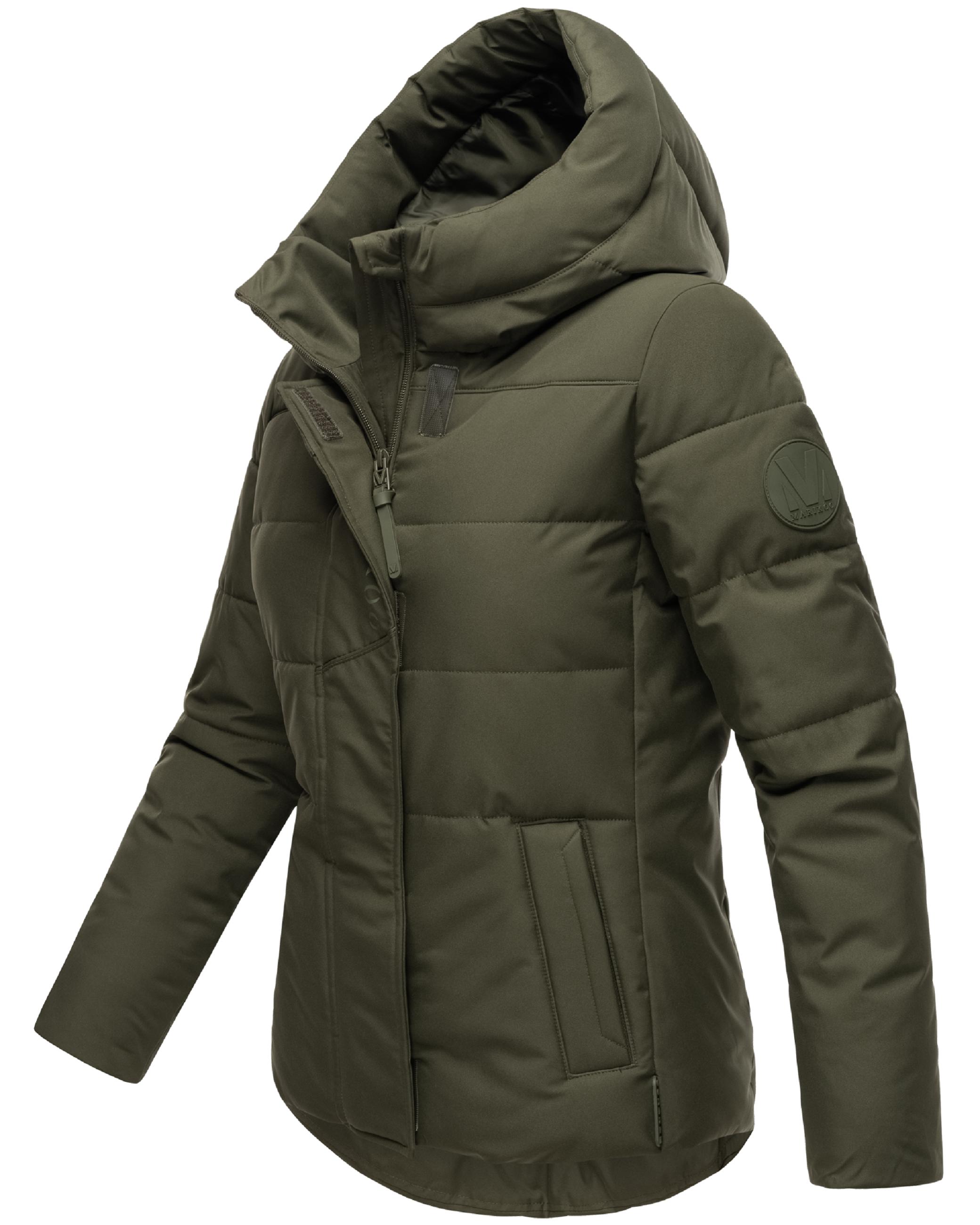 Steppjacke mit integrierten Rucksackträgern "Elira 16" Dark Olive