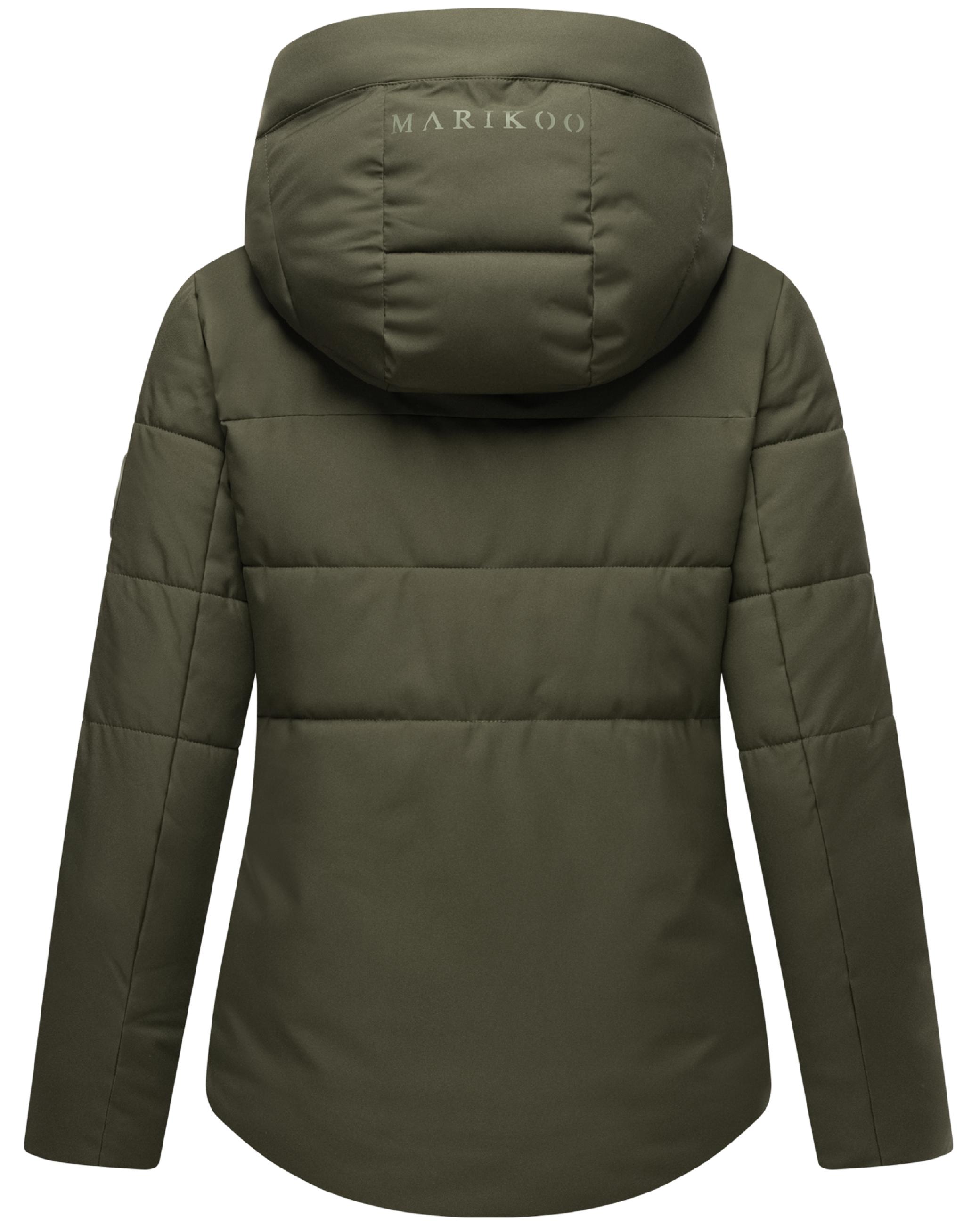 Steppjacke mit integrierten Rucksackträgern "Elira 16" Dark Olive