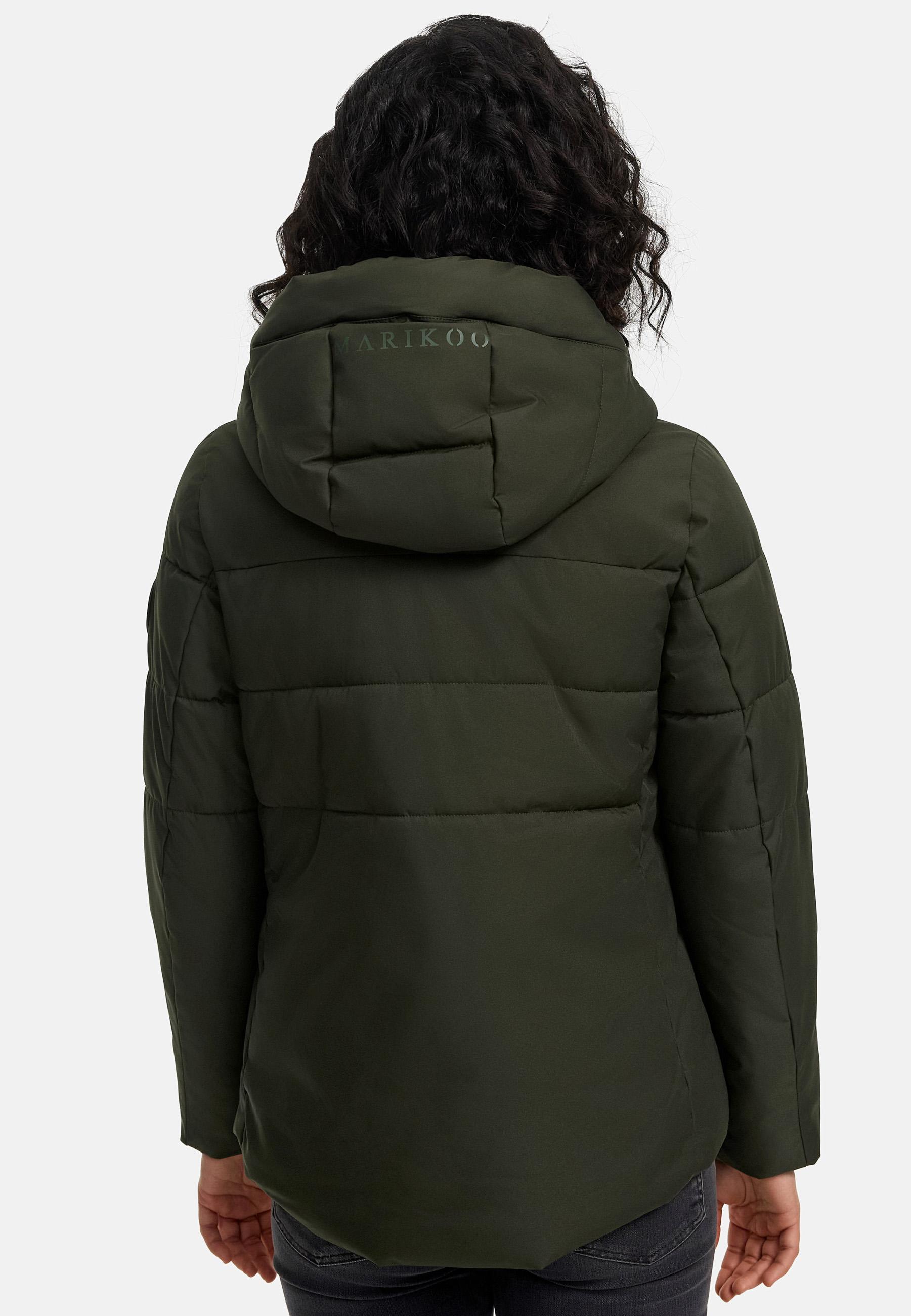 Steppjacke mit integrierten Rucksackträgern "Elira 16" Dark Olive