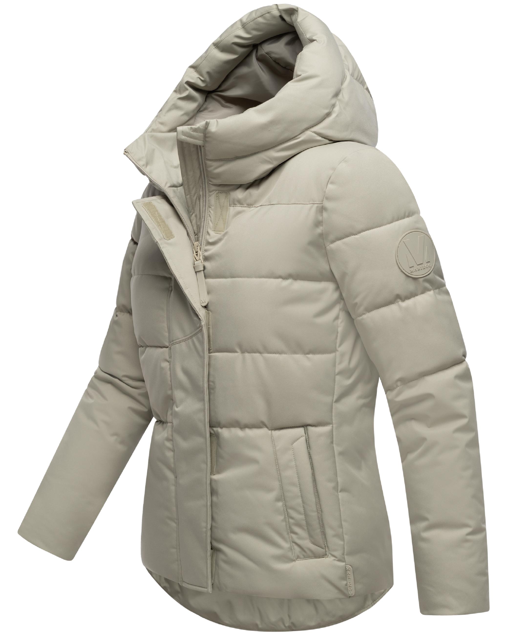Steppjacke mit integrierten Rucksackträgern "Elira 16" Pebble Grey