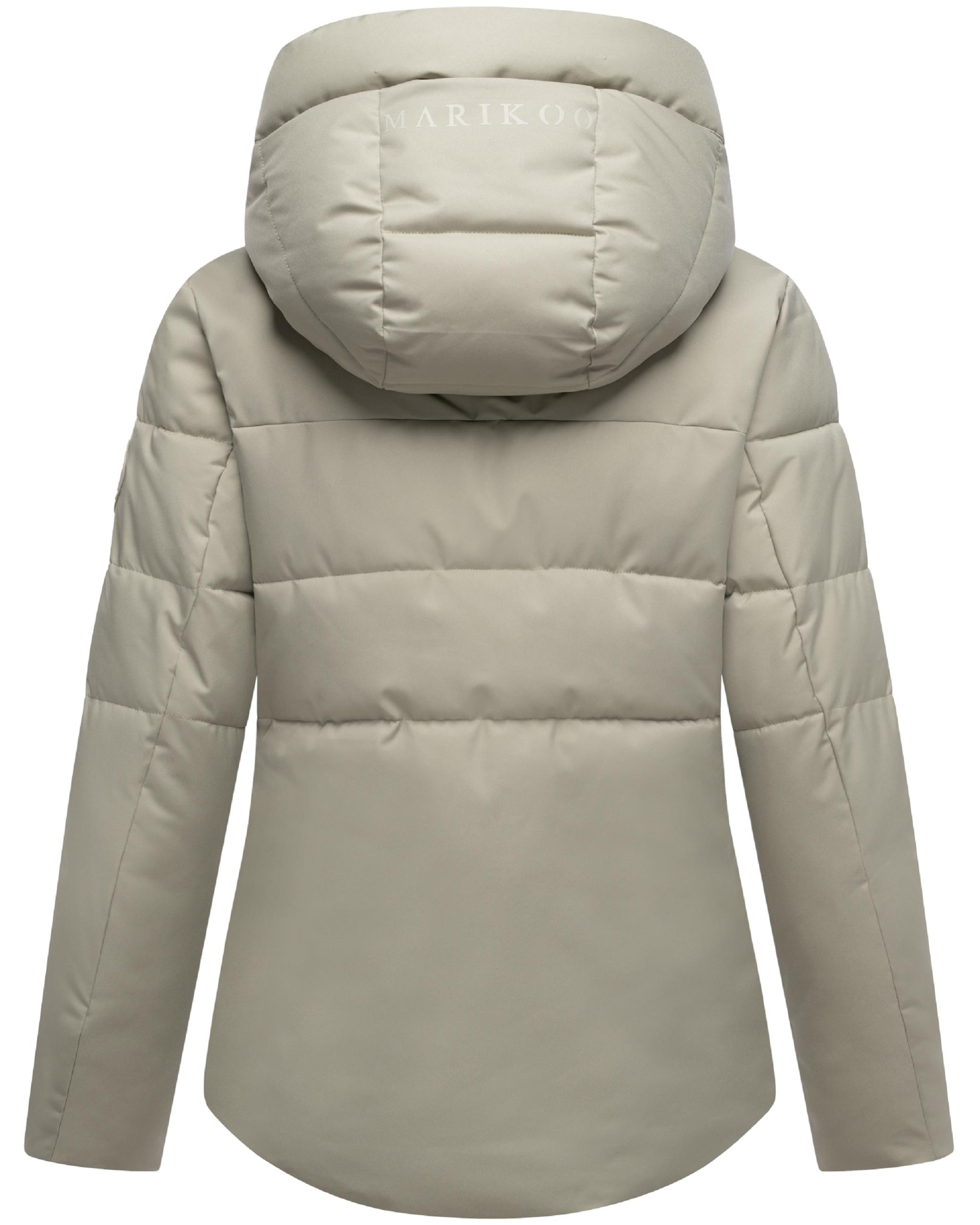 Steppjacke mit integrierten Rucksackträgern "Elira 16" Pebble Grey