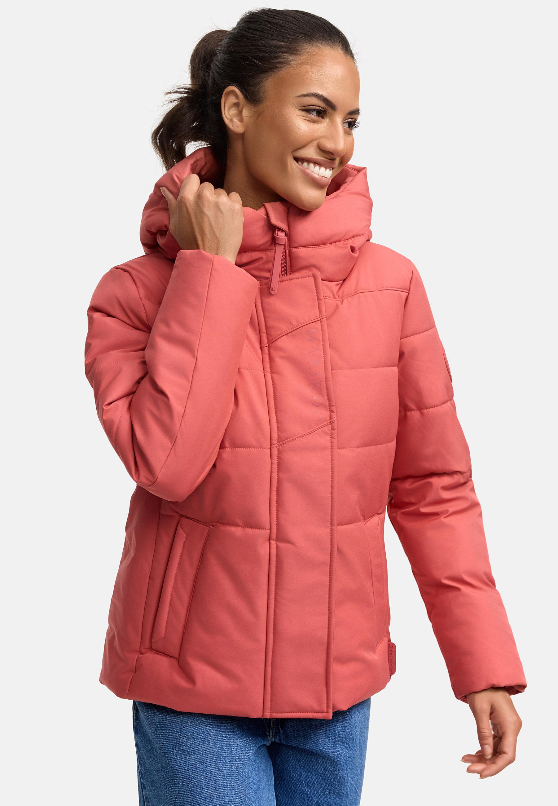 Steppjacke mit integrierten Rucksackträgern "Elira 16" Rouge