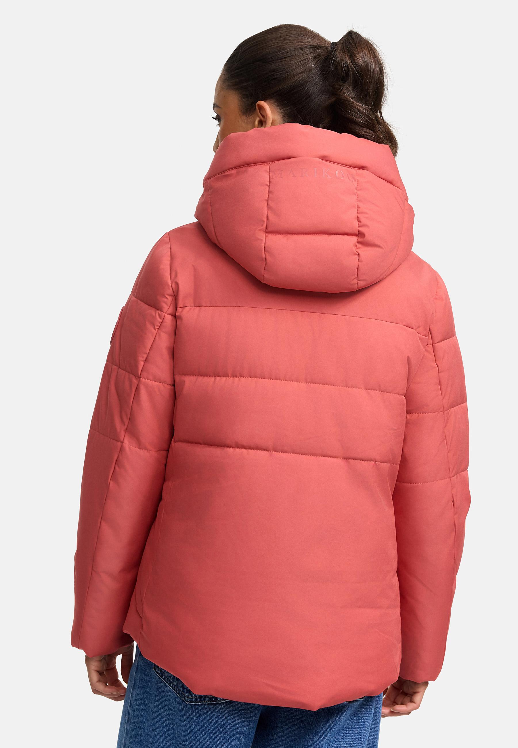 Steppjacke mit integrierten Rucksackträgern "Elira 16" Rouge