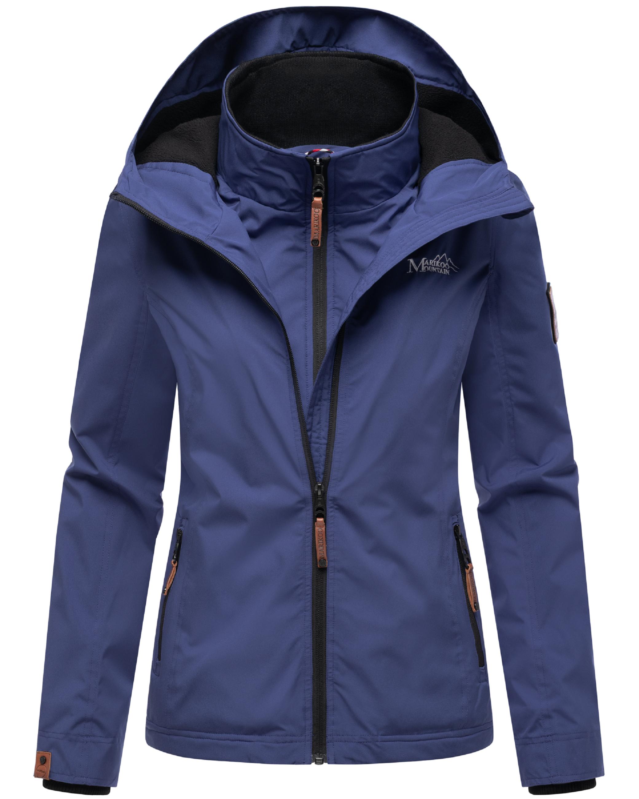 Leichte Übergangsjacke mit Kapuze "Erdbeere" Blue Violet
