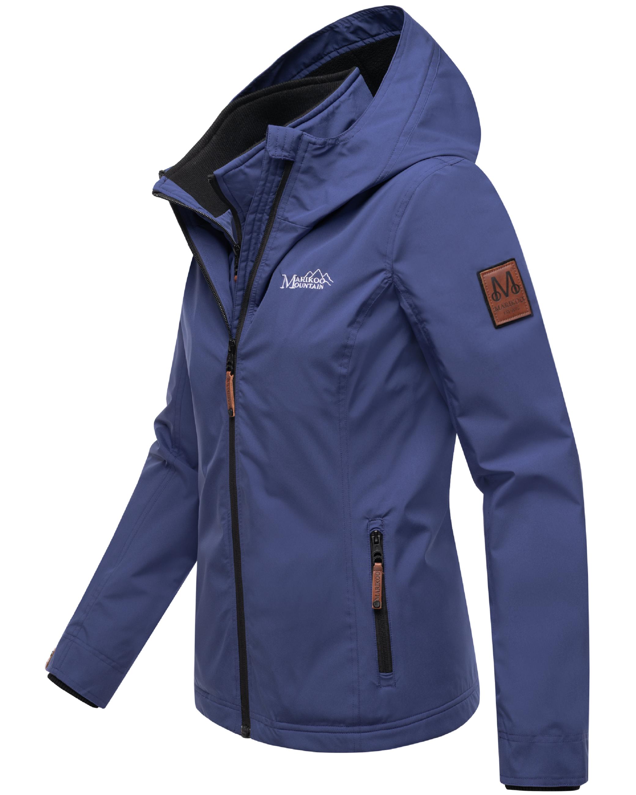 Leichte Übergangsjacke mit Kapuze "Erdbeere" Blue Violet