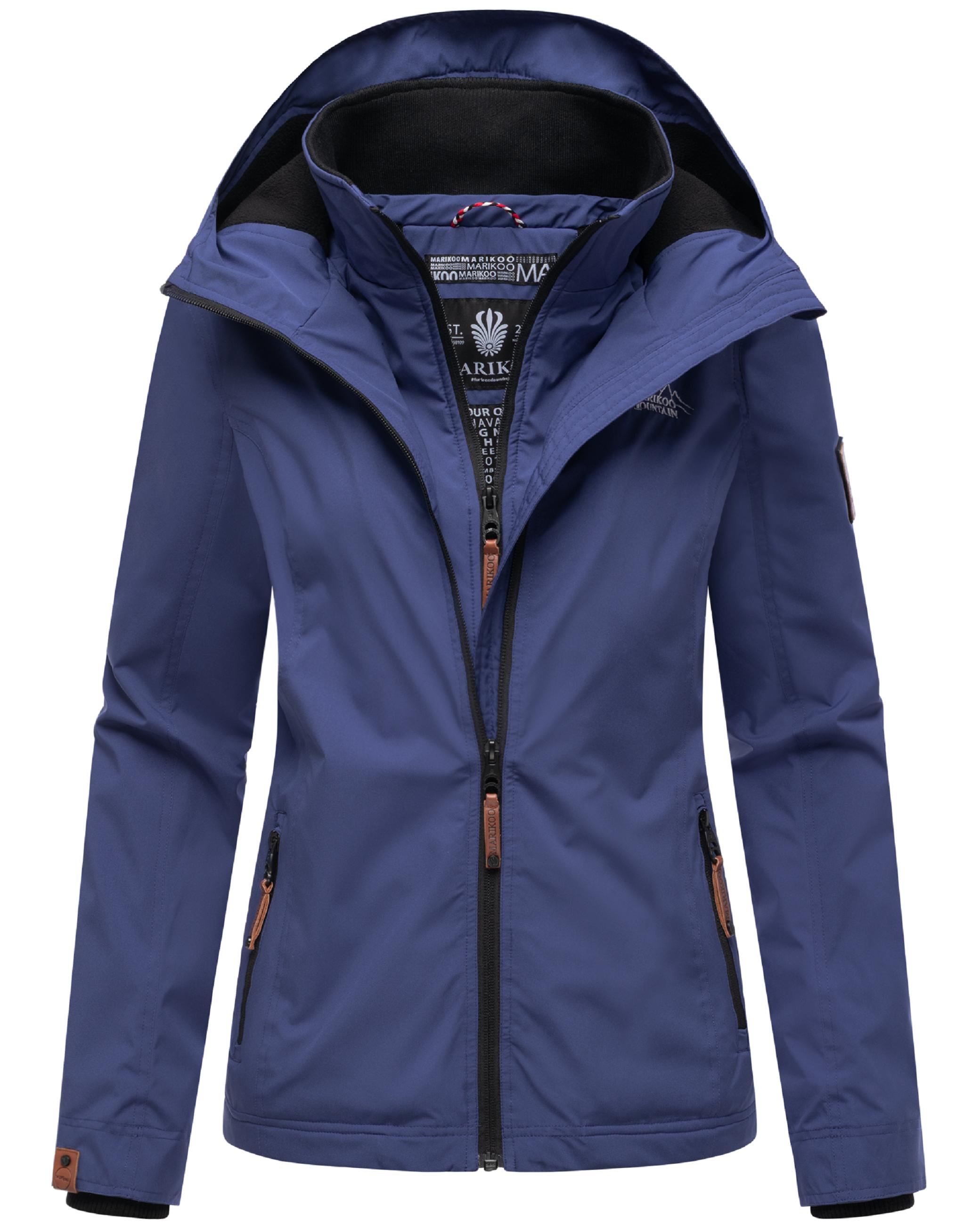 Leichte Übergangsjacke mit Kapuze "Erdbeere" Blue Violet