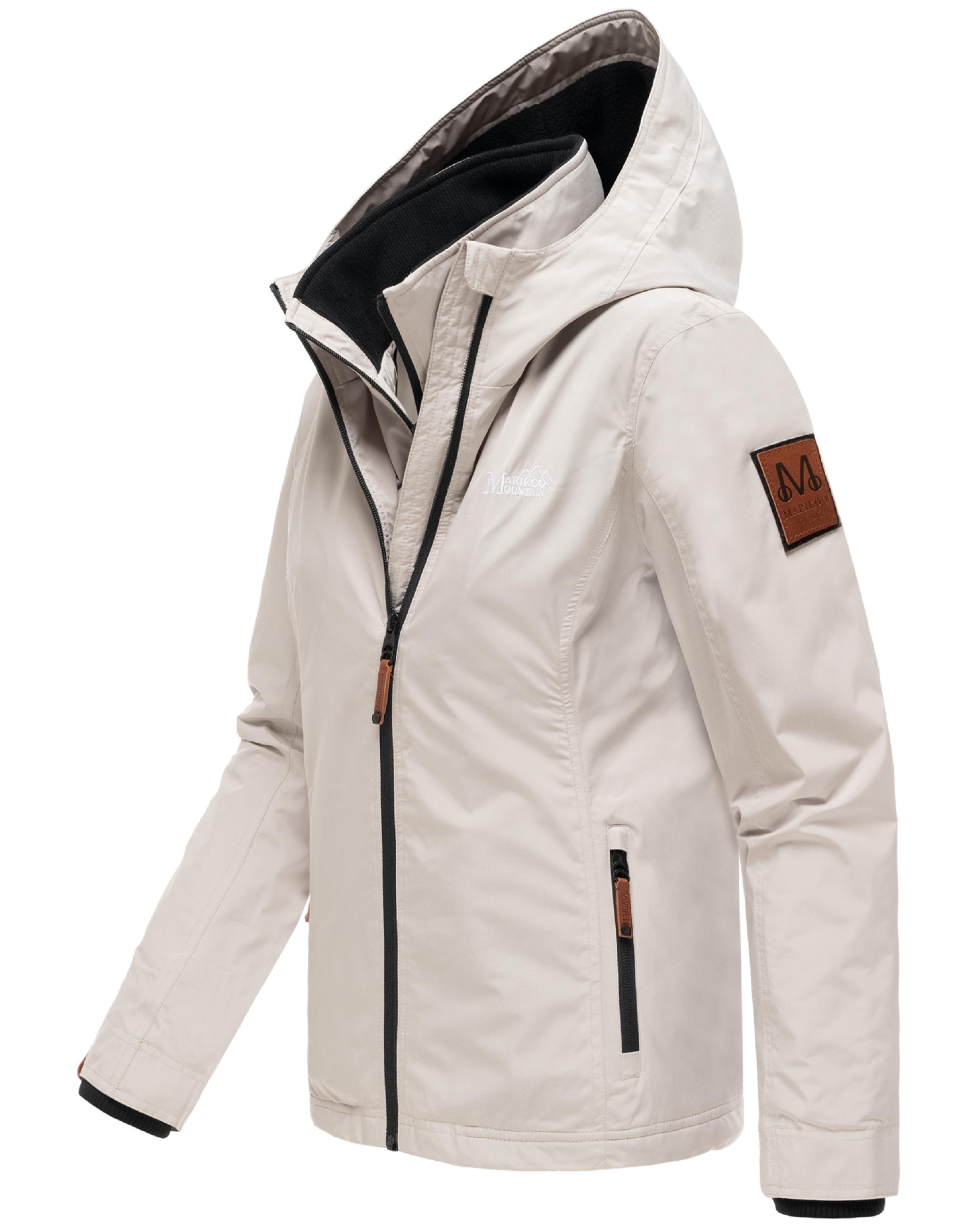 Leichte Übergangsjacke mit Kapuze "Erdbeere" Bone