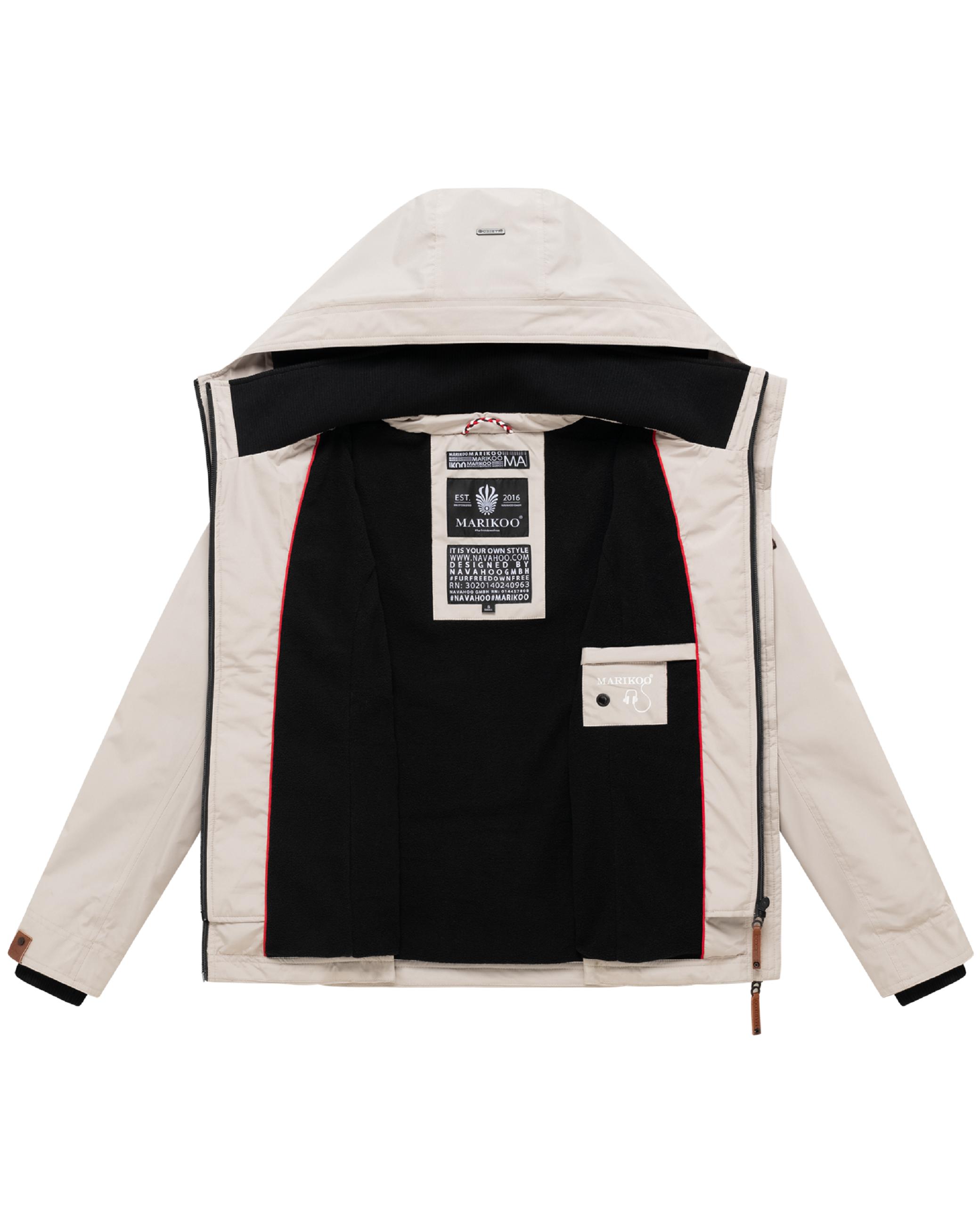 Leichte Übergangsjacke mit Kapuze "Erdbeere" Bone