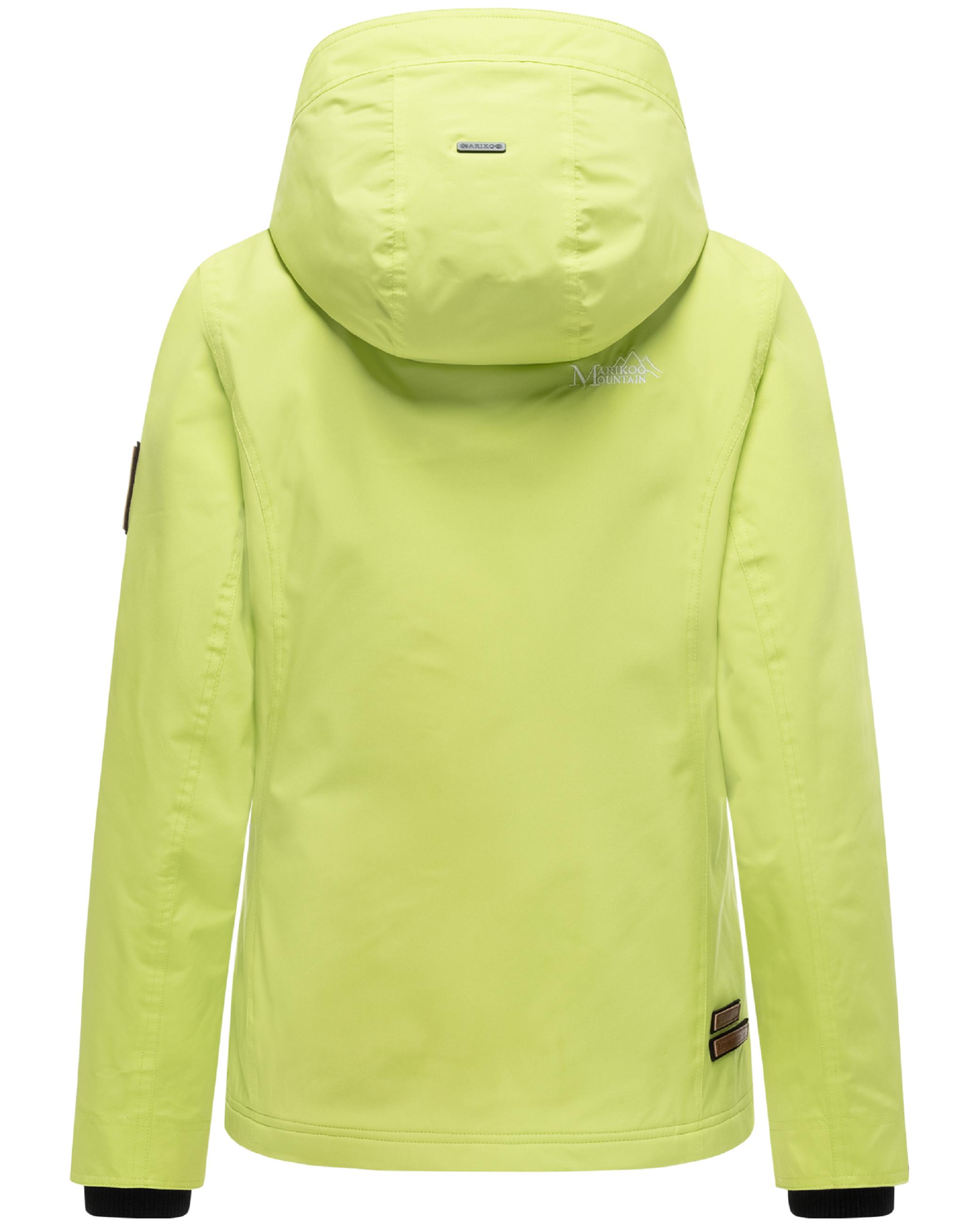 Leichte Übergangsjacke mit Kapuze "Erdbeere" Lime