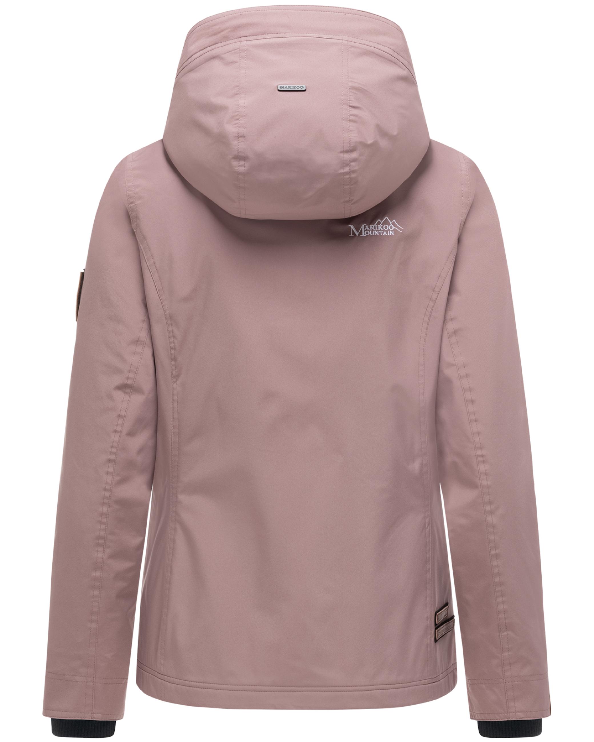 Leichte Übergangsjacke mit Kapuze "Erdbeere" Mauve