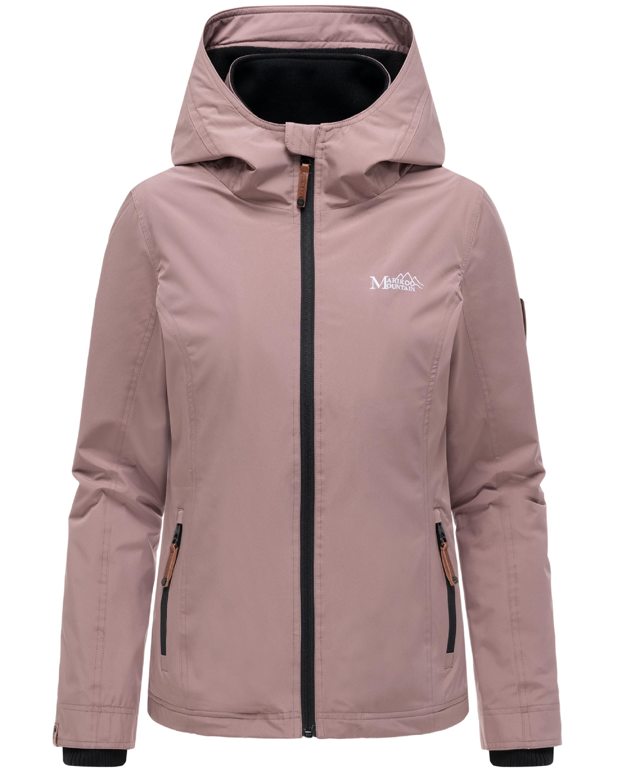 Leichte Übergangsjacke mit Kapuze "Erdbeere" Mauve